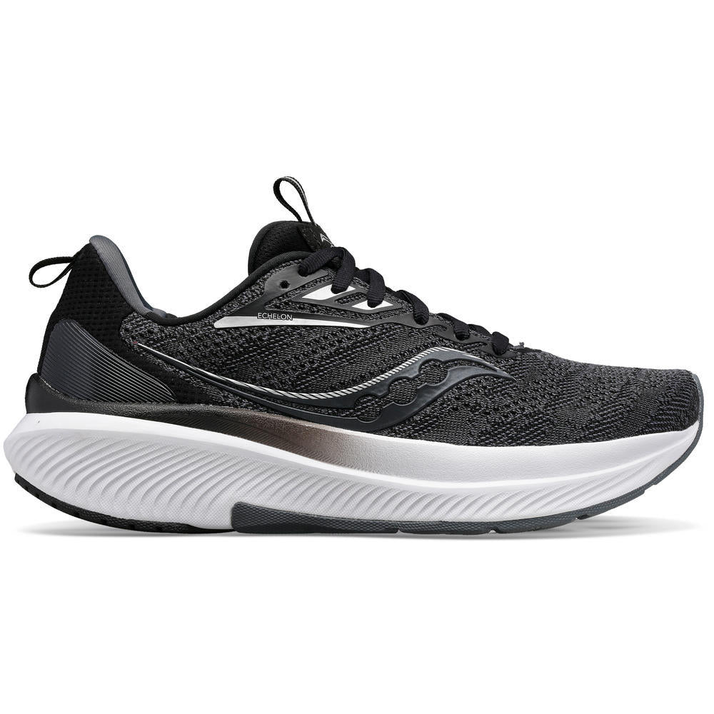 Women's Echelon 9 Running Shoes - Size 10 - Black/White Color - Lightweight Athletic Sneakers for Jogging, Gym Workouts & Daily Walking