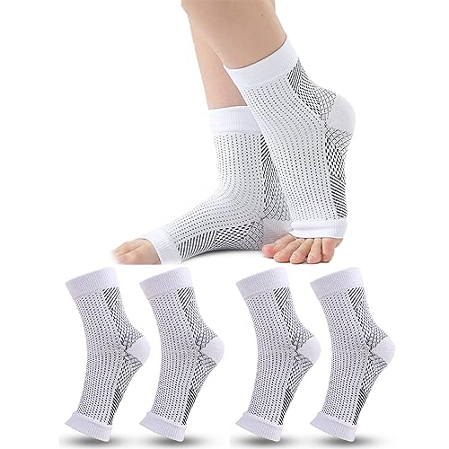 Dr. Neuropathy Compression Socks for Men & Women - Ankle Brace Support Socks for Neuropathy Pain Relief - Ideal for Diabetic Foot Care, Circulation & Daily Comfort