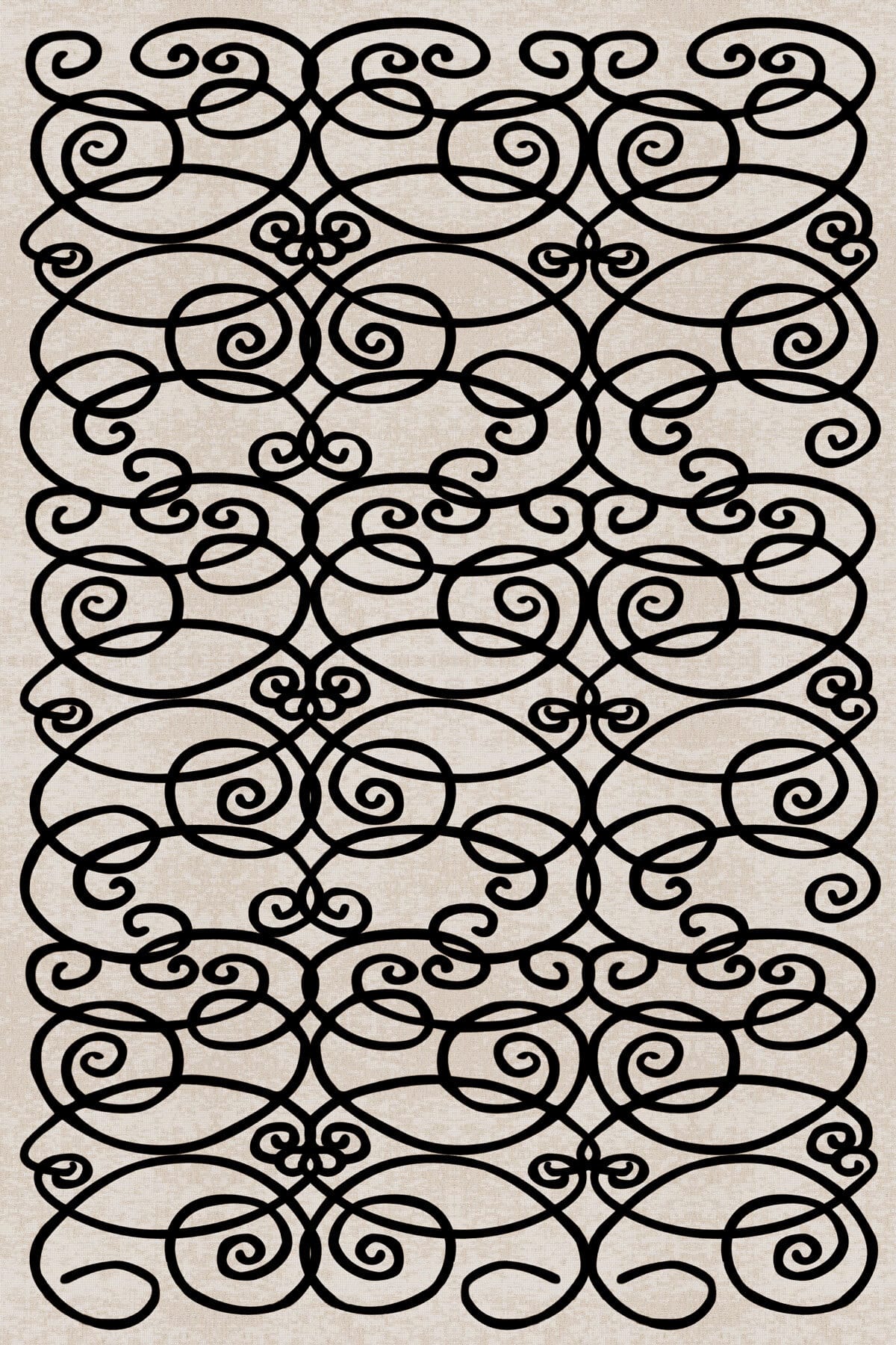 Qeeboo Kris Ruhs Mirring Modern Rectangular Carpet - Stylish Home Decor for Living Room, Bedroom & Office