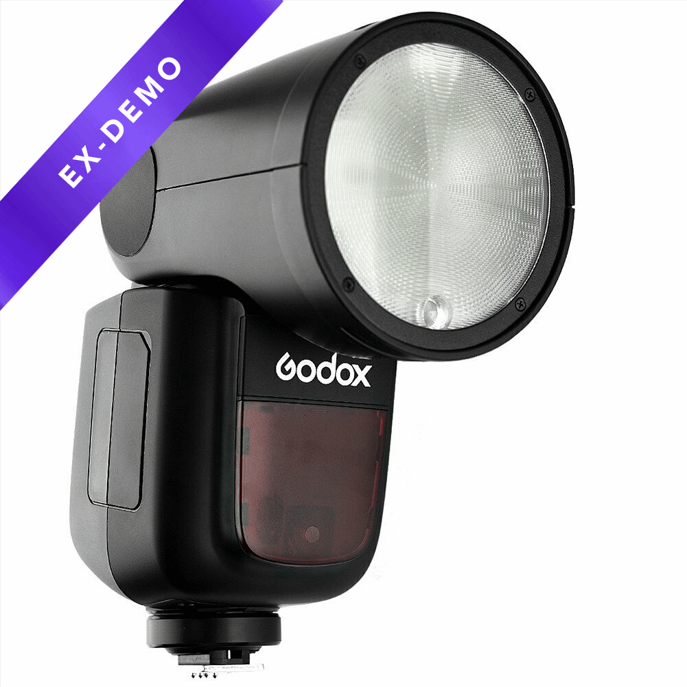 Godox V1-C Round Head Li-ion E-TTL HSS Master Speedlight Flash for Canon Cameras – Perfect for Portrait, Wedding & Studio Photography (Battery & Charger Not Included)