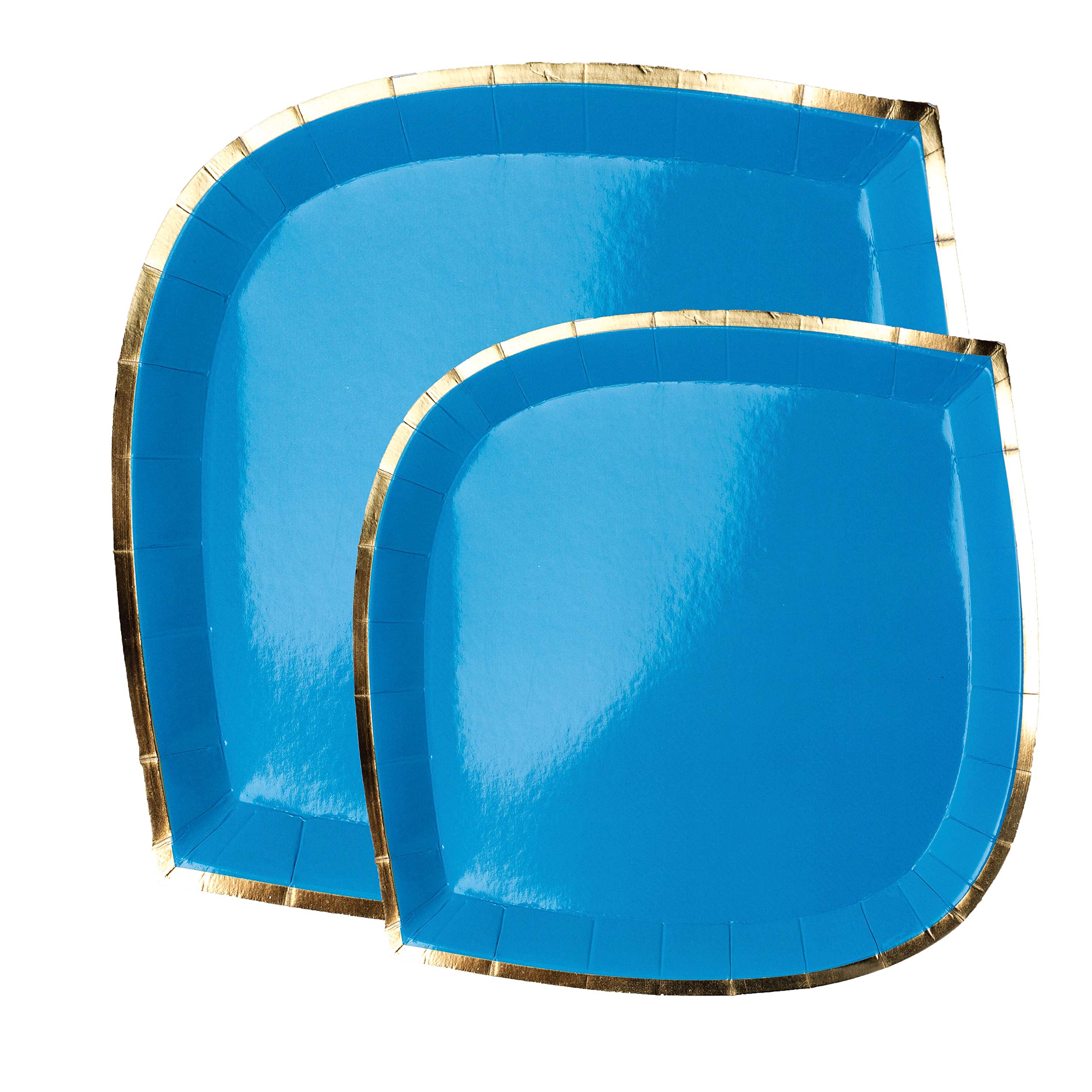 Elegant Blue My Mind Dinner Plates - Premium Porcelain Tableware for Formal Dining, Wedding, and Special Occasions