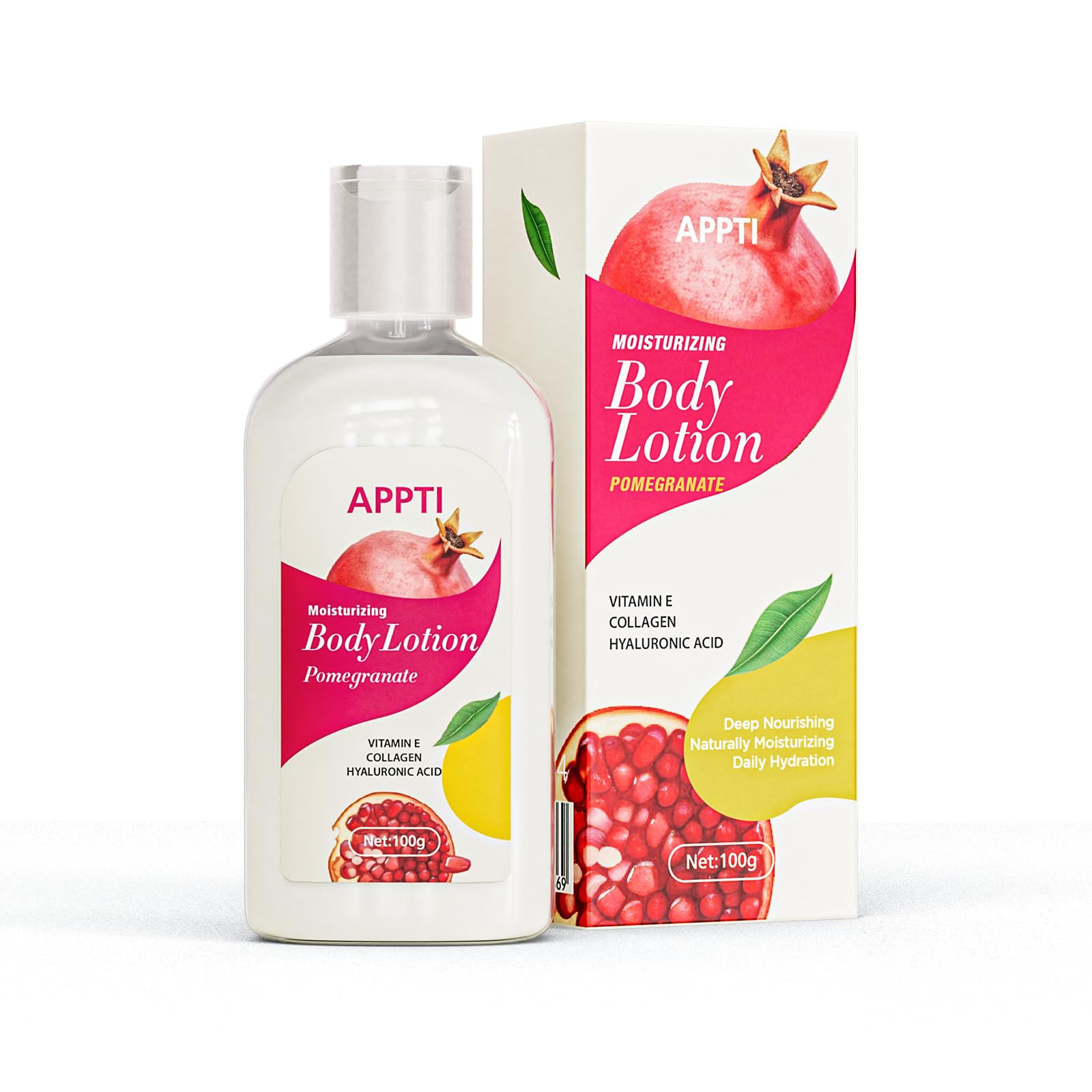 Best Moisturizing Body Lotion & Smoothing Cream for Hands & Body - All Skin Types, Pomegranate Enriched | Hydrating Daily Care for Dry, Sensitive Skin - Perfect for Winter & Nighttime Use