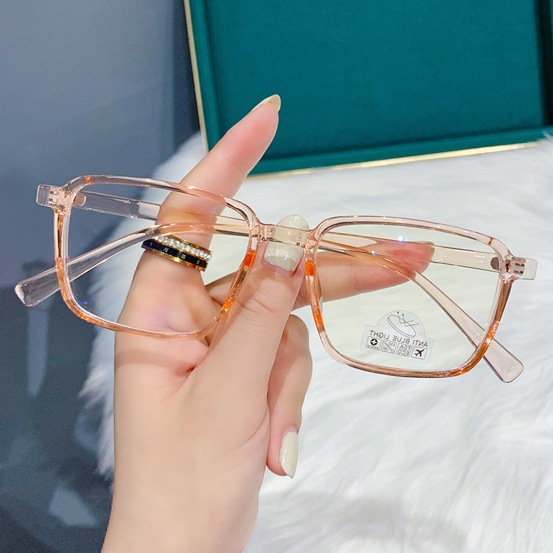 Anti Blue Light Reading Glasses - Retro Small Square Frame for Computer, Phone & Digital Screen Use - Reduce Eye Strain & Fatigue for Work, Reading & Gaming