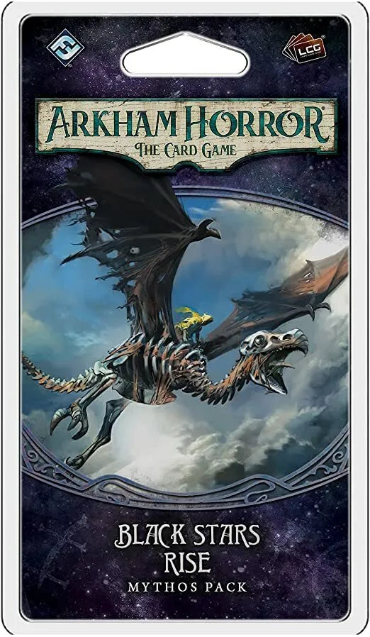 Arkham Horror LCG: Black Stars Rise Expansion - Horror Card Game for Adults | Cooperative Board Game for 1-4 Players | Perfect for Game Nights & Halloween Parties