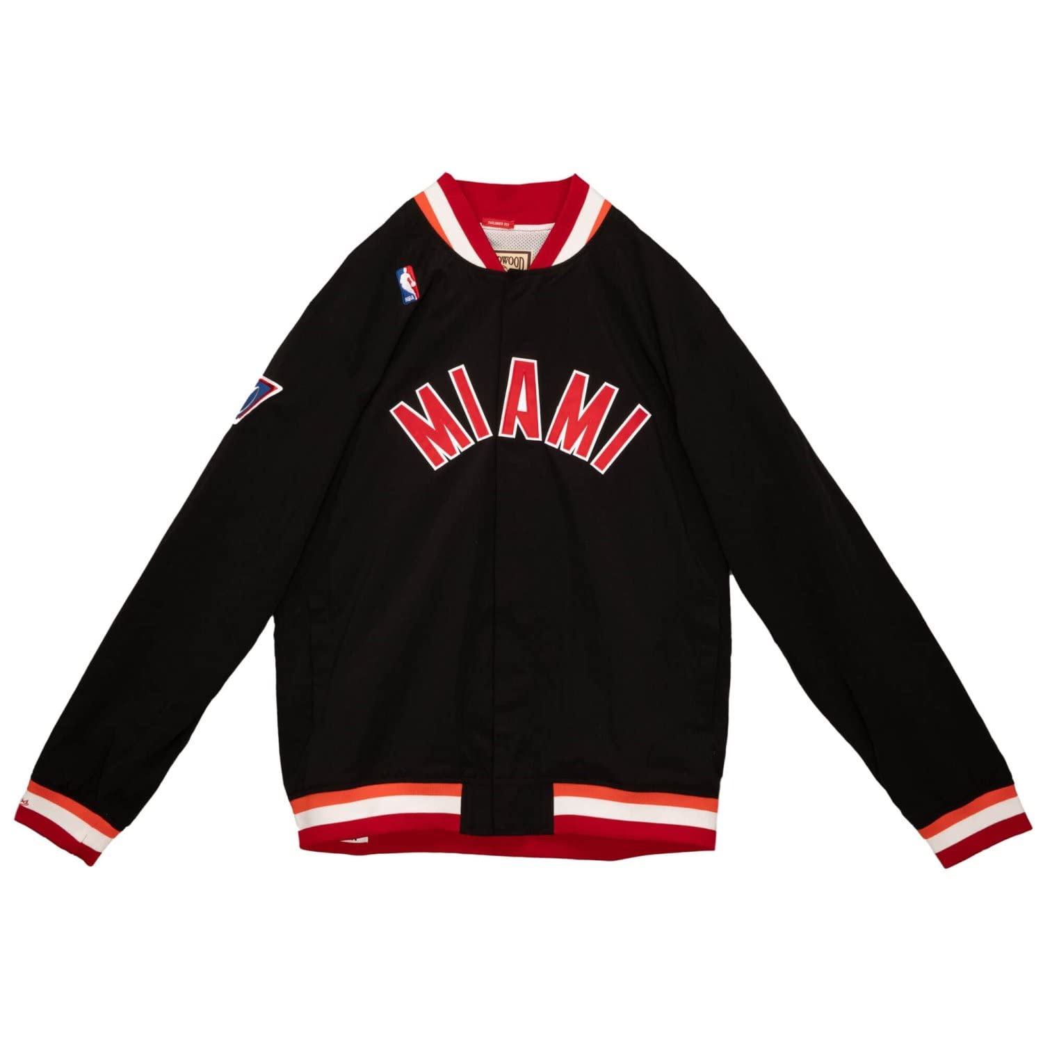Mitchell & Ness Authentic NBA Miami Heat 1996-97 Warm-Up Jacket - Size L | Vintage Basketball Apparel for Fans & Collectors | Perfect for Game Day & Retro Fashion