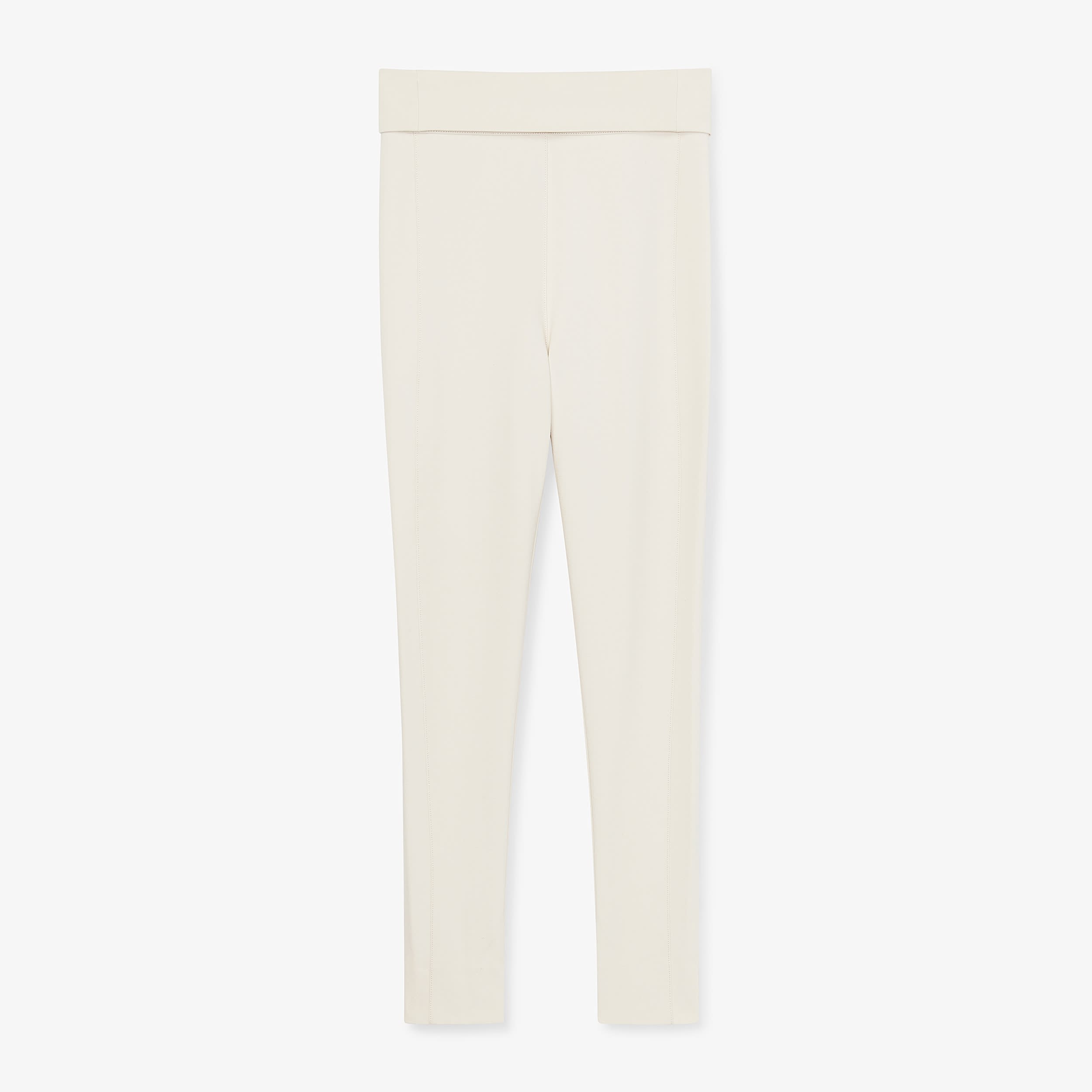 Stella Women's High Waisted Leggings - Washable Ponte Fabric with Pearl Sheen | Perfect for Yoga, Workout & Everyday Wear