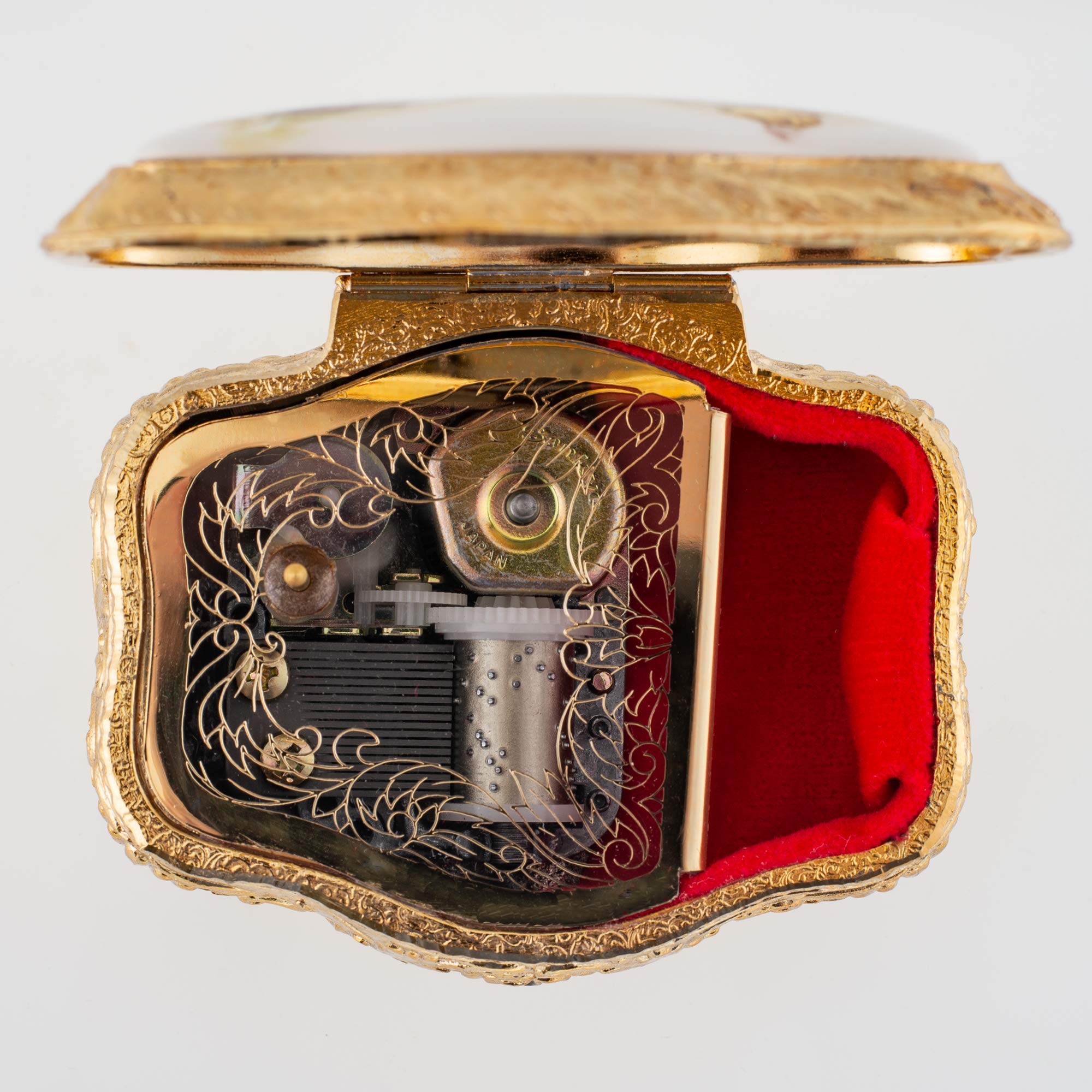 Elegant Ceramic Kitten Music Jewelry Box - Wind Beneath My Wings Song | Perfect Gift for Birthdays, Anniversaries & Home Decor