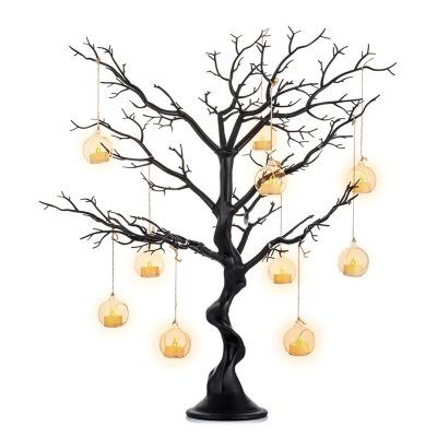 A Tale of Elegance: The Black Manzanita Tree Branch Wedding Centerpiece