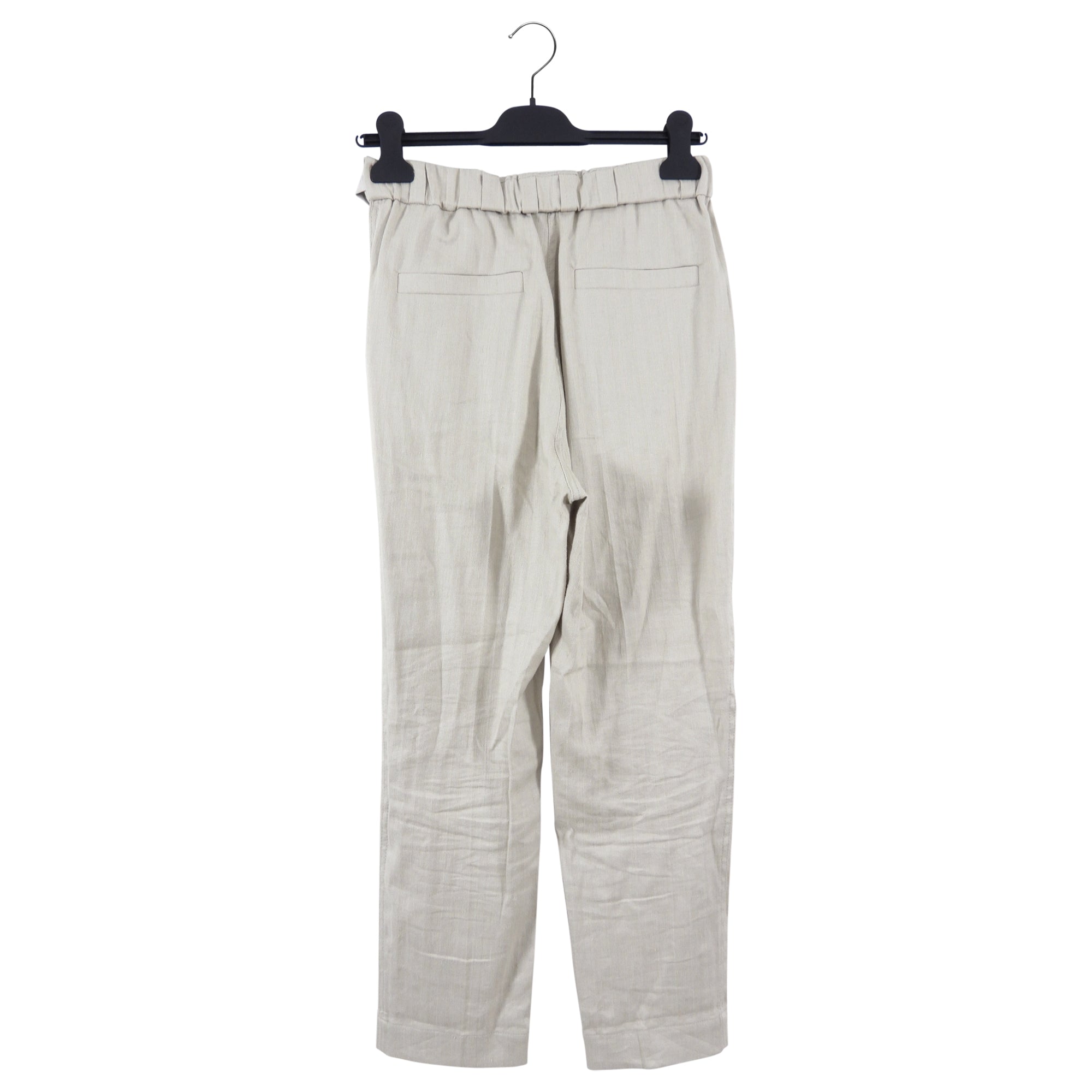 Brunello Cucinelli Natural Linen Pants Suit for Women - Comfortable Summer Business Casual Outfit - Perfect for Office Wear, Travel & Special Occasions