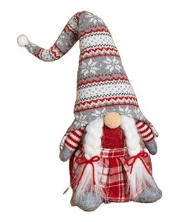 12 Pack Christmas Fabric Gnomes for Shelf Decor - Festive Holiday Home Decoration for Mantel, Tabletop, and Christmas Tree Display
