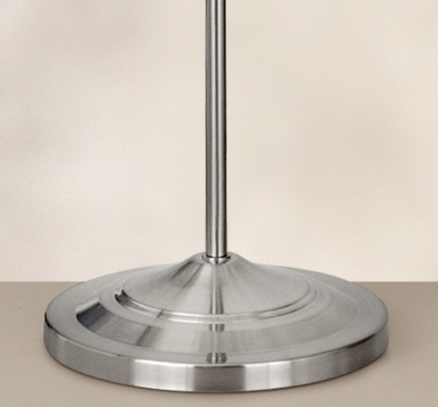 Brushed Metal Adjustable Height 3-Way Articulating Floor Lamp - Perfect for Living Room, Bedroom Reading & Office Task Lighting