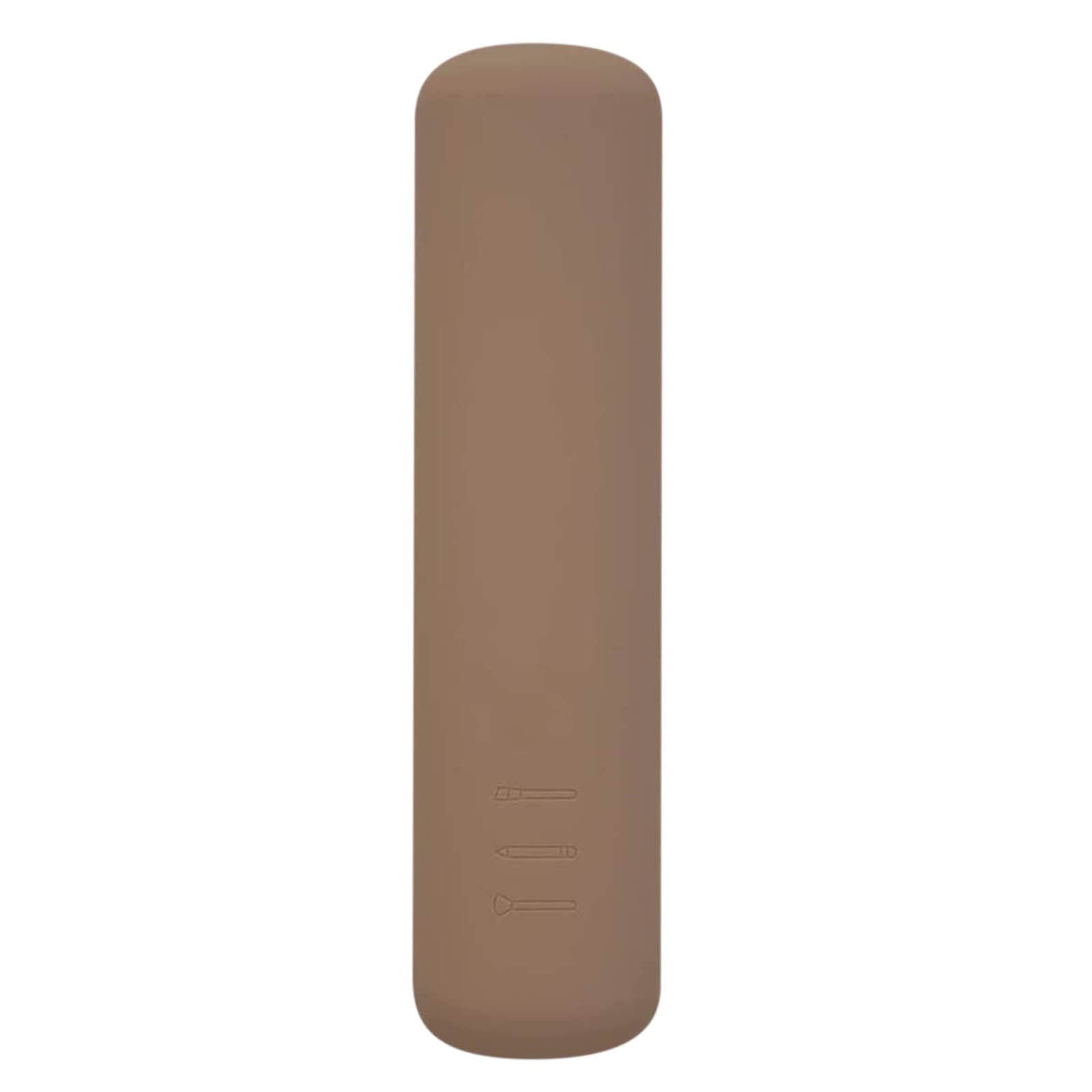 Trendy Silicone Makeup Brush Holder - Waterproof Travel Makeup Brush Case for Women | Portable Cosmetic Organizer for Home & On-The-Go Beauty Essentials