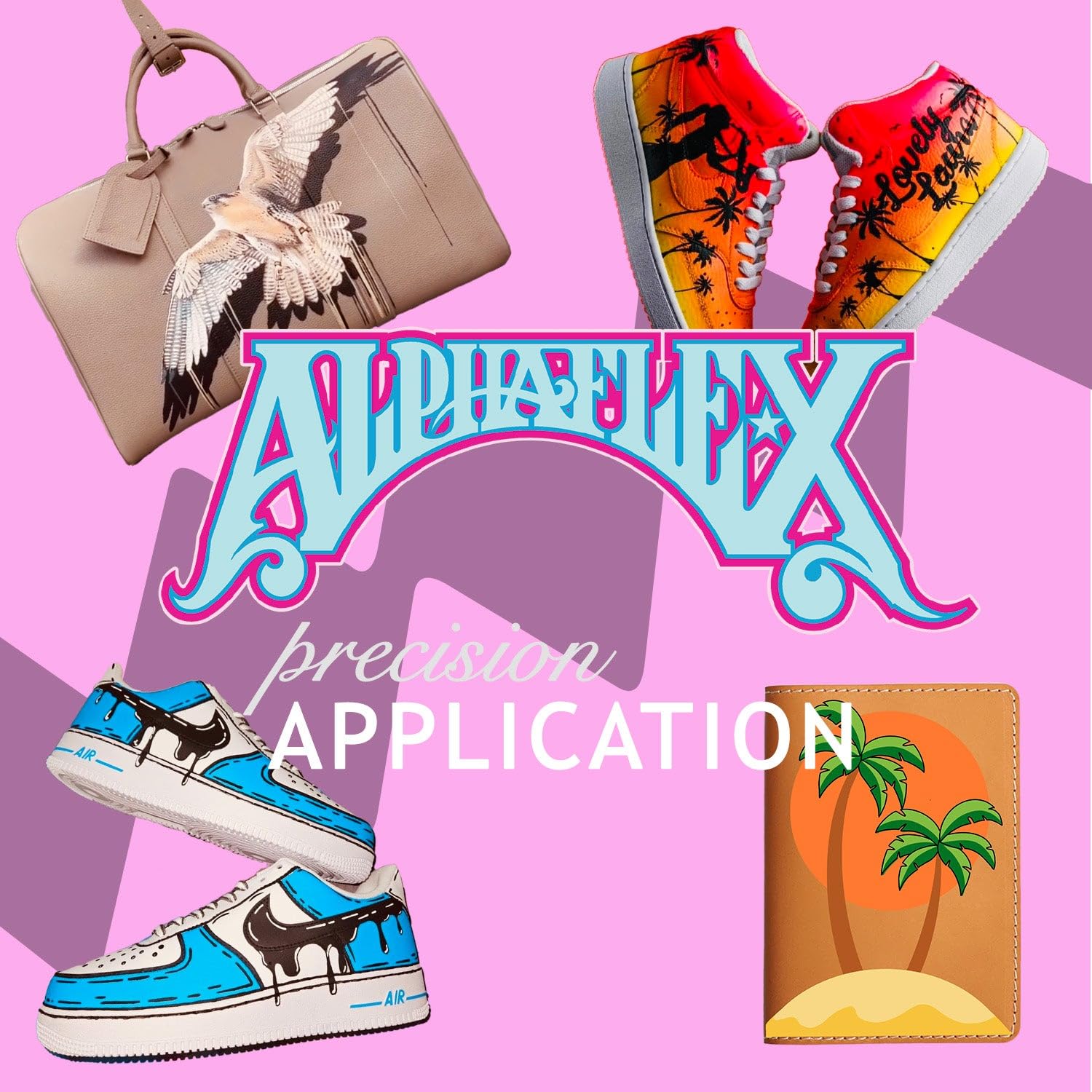 AlphaFlex Monster Pack - 36 Bottles of Flexible Leather & Textile Paint, Durable Acrylic for Shoes, Clothing & Crafts, 1 oz Each - Perfect for DIY Fashion, Custom Sneakers & Fabric Art Projects