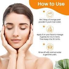 Organic Orange Peel Powder (Citrus aurantium) for Oil Control & Skin Care - Best for Acne, Brightening & DIY Face Masks