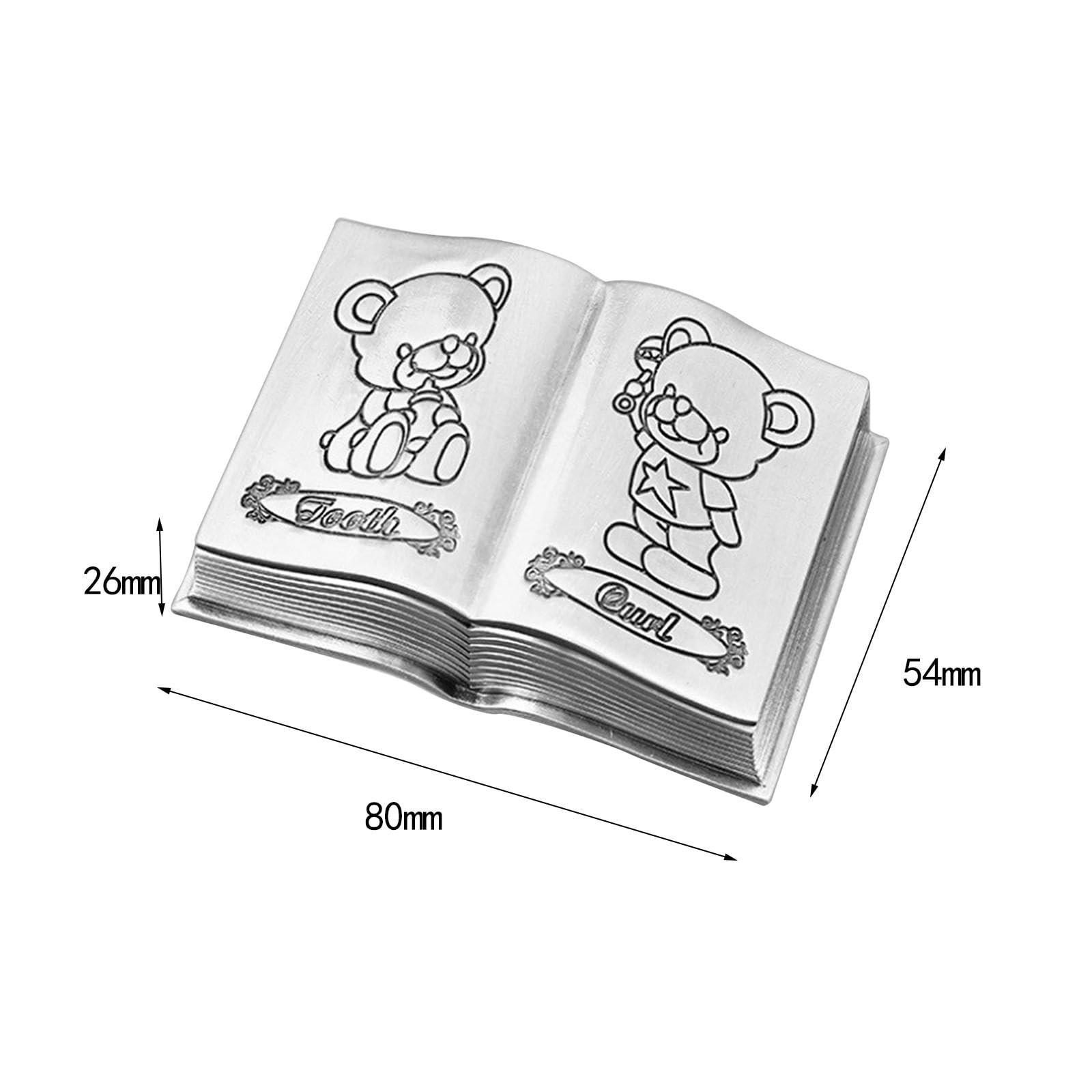 Menolana Baby Tooth Keepsake Box - Tooth Fairy Memory Box for Boys & Toddlers | First Tooth Holder, Milestone Organizer for Kids' Dental Memories (Perfect for Baby Shower Gifts & Childhood Memorabilia)