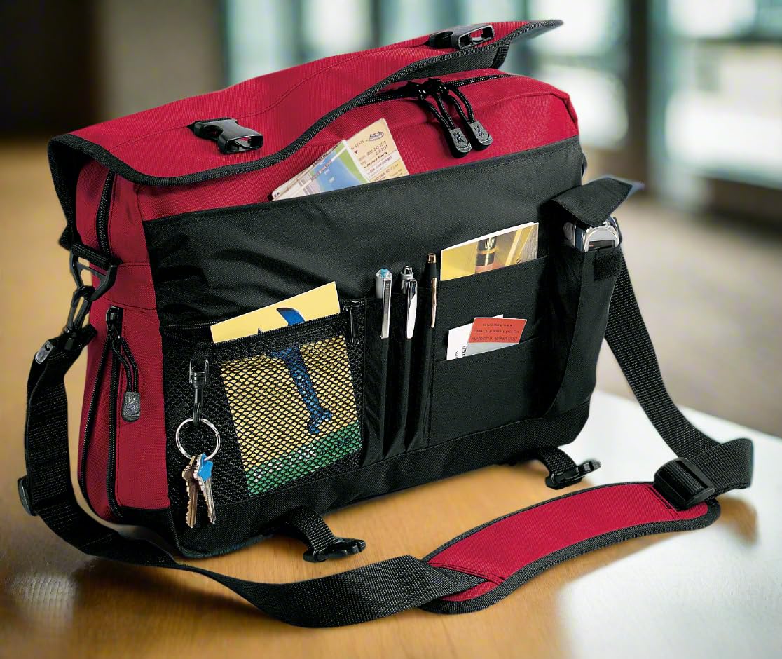 Alabama Laptop Computer Bag | University of Alabama Messenger Bag or Briefcase for Students & Professionals