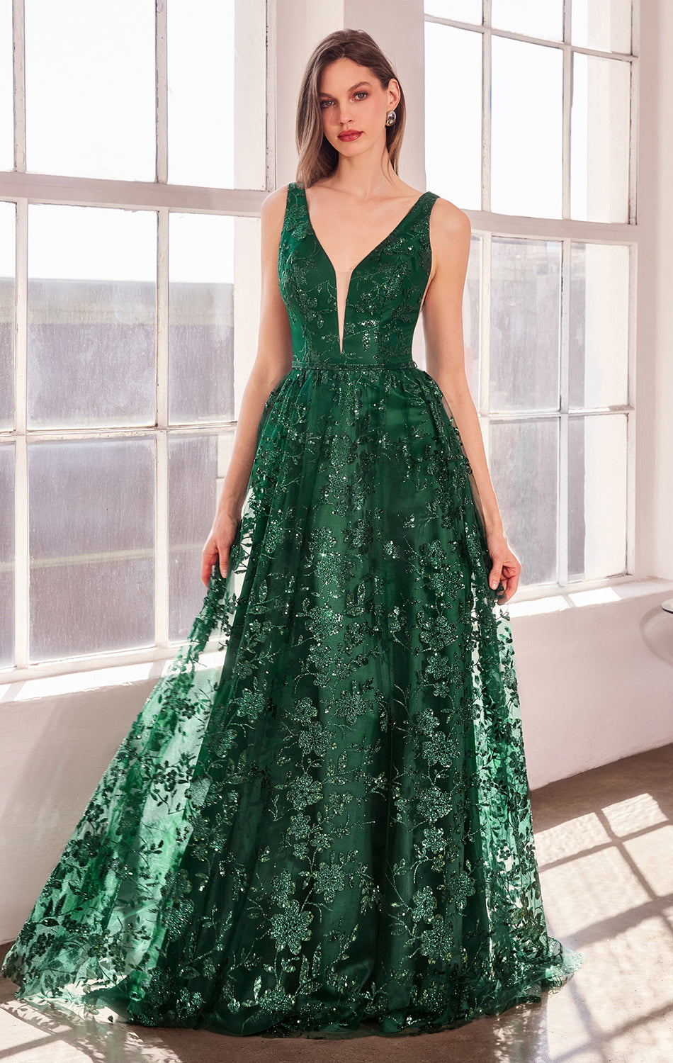 Elegant ARIELLE Glitter Tulle Gown for Women - Sparkly Evening Dress for Prom, Wedding & Special Occasions