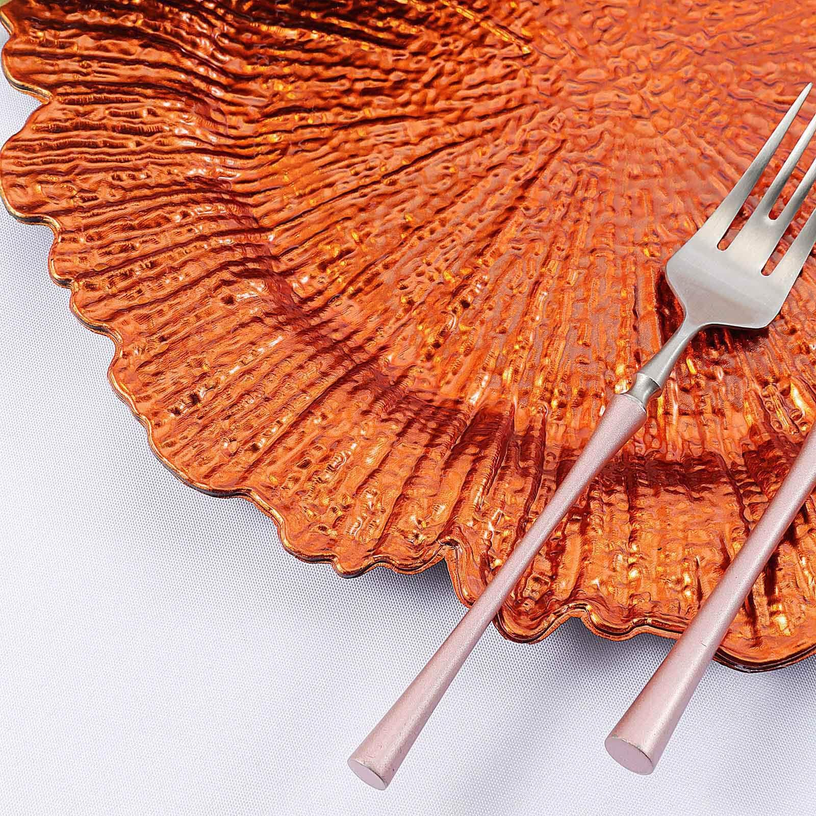 Premium Tiger Chef Charger Plates - 12