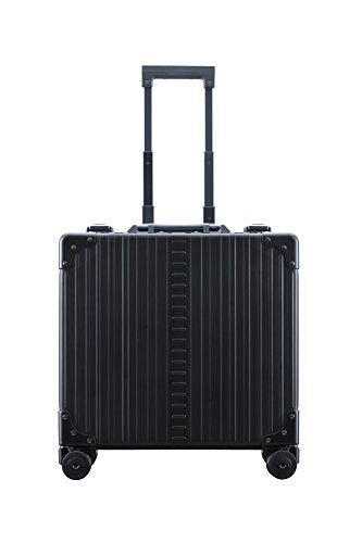 ALEON 17 Inch Aluminum Deluxe Wheeled Hardside Business Briefcase - Durable Carry-On Luggage for Business Travel, Office Commute & Professional Meetings