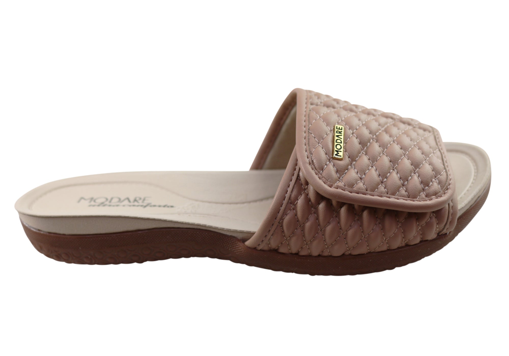 Modare Ultra Comfort Jacinda Women's Adjustable Slide Sandals - Lightweight & Cushioned for Walking, Beach, Pool & Home Use