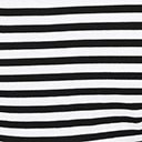 Vintage Black & White Striped 3/4 Sleeve Sweetheart Knit Top for Women | Retro Casual Blouse | Perfect for Date Night, Office Wear & Weekend Outfits