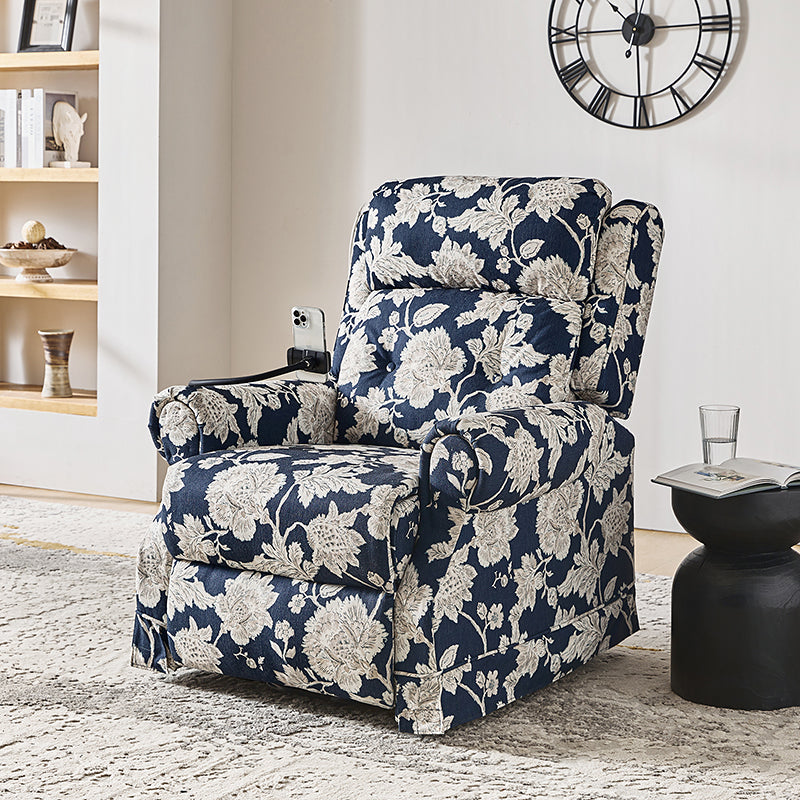Harold Lift Assist Power Recliner Chair with Massage, Heat & Adjustable Headrest - Comfortable Electric Reclining Sofa for Elderly & Mobility Needs - Perfect for Living Room, Home Theater & Relaxation