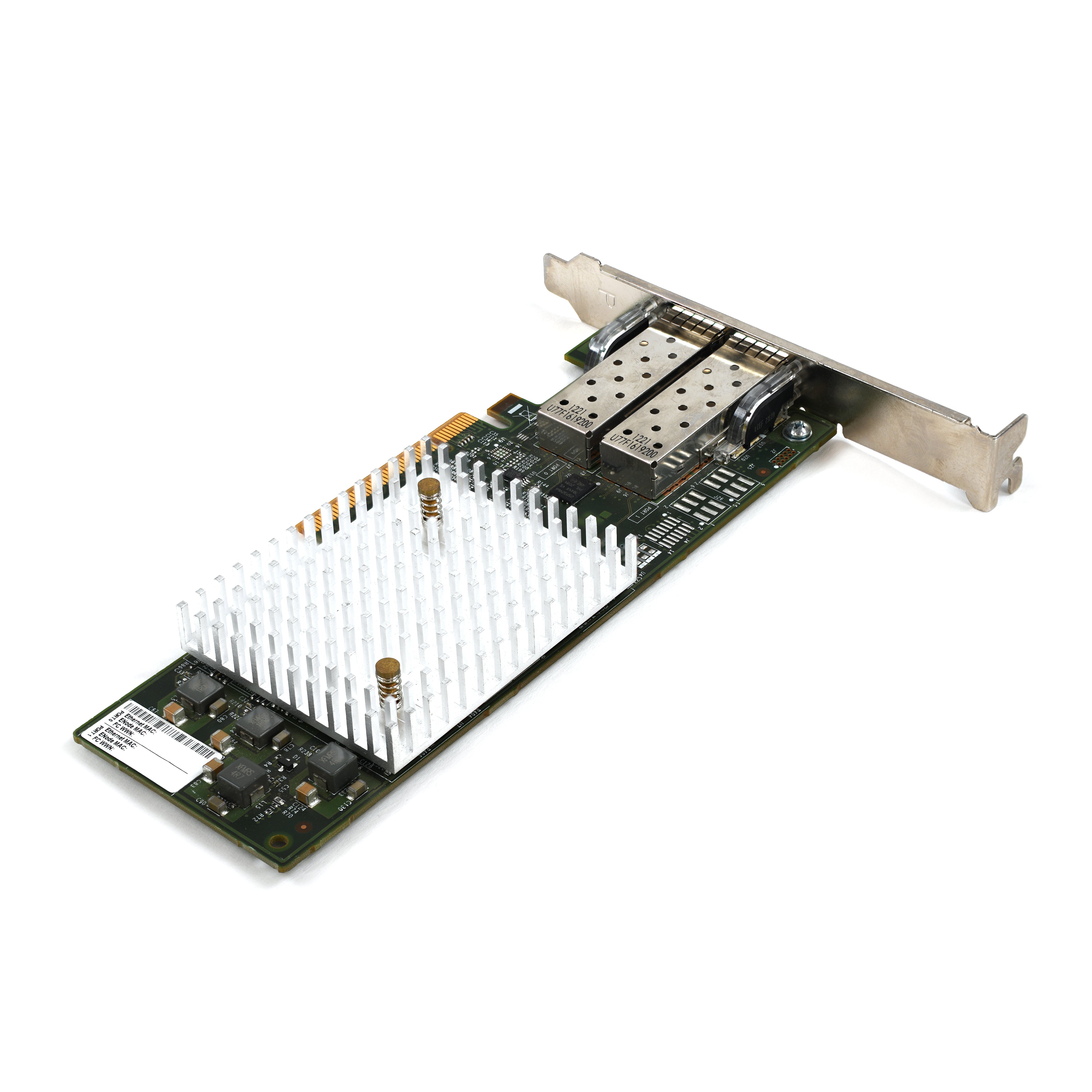 Brocade 80 1006035 02 18602 Dual Port 16GB Fiber Channel FC PCIe Network Interface Card - High-Speed Server Connectivity for Data Centers & Enterprise Networks