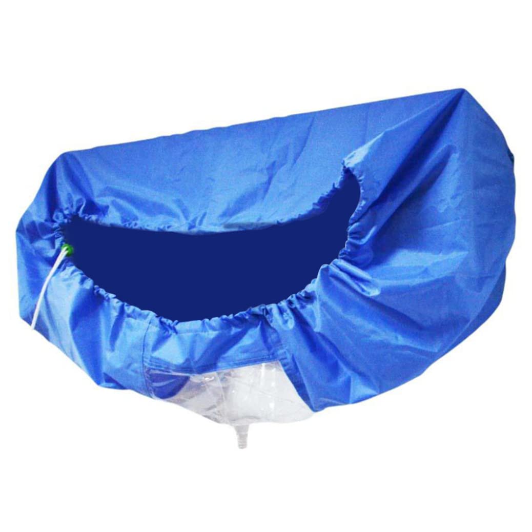 CurcKua Waterproof Air Conditioner Cleaning Cover - Washable Protector Bag for 1-1.5 Ton AC Units | Perfect for Indoor & Outdoor AC Maintenance During Cleaning & Storage