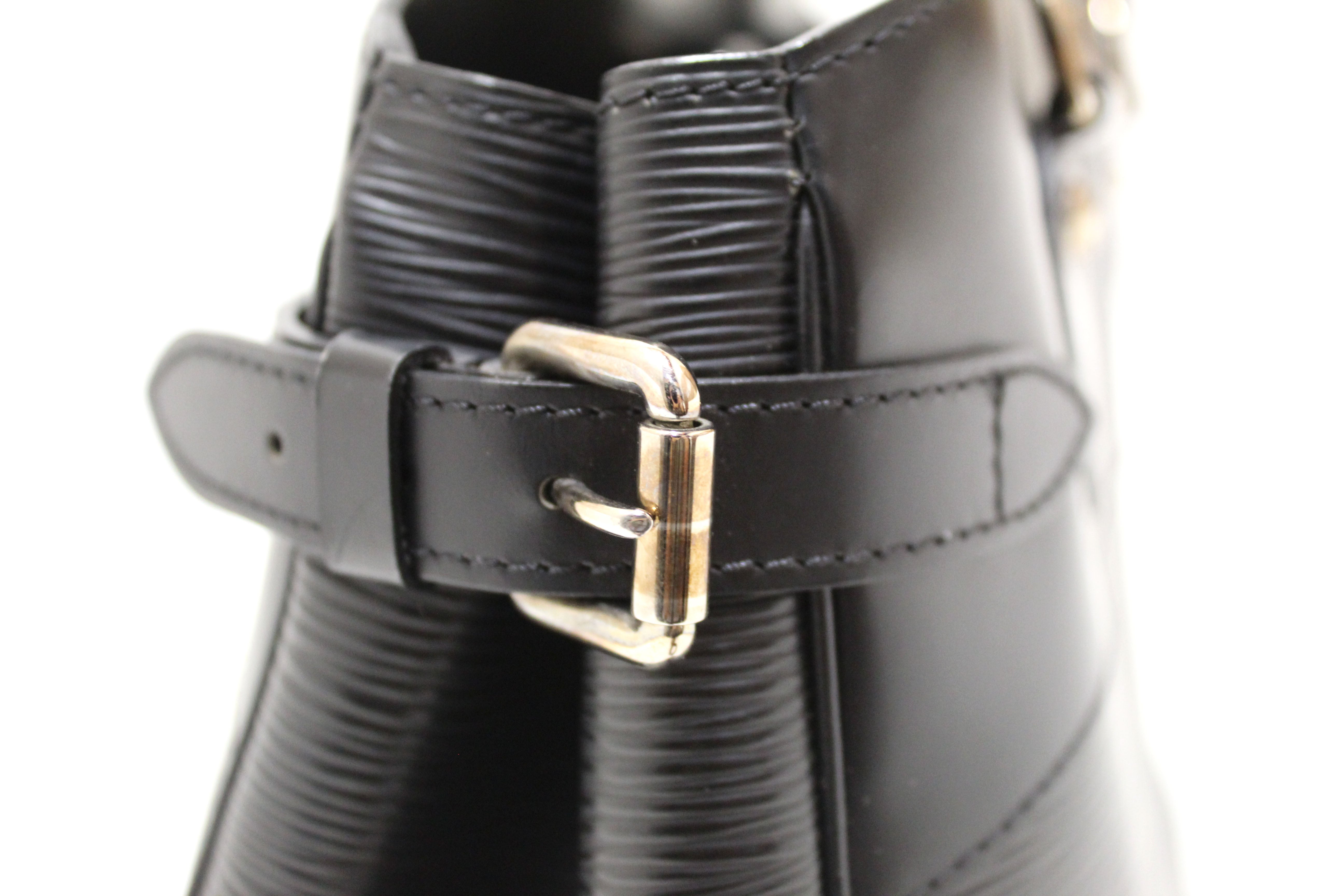 Authentic Louis Vuitton Black Epi Leather Passy PM Crossbody Handbag for Women - Luxury Designer Shoulder Bag for Work, Travel & Evening Events