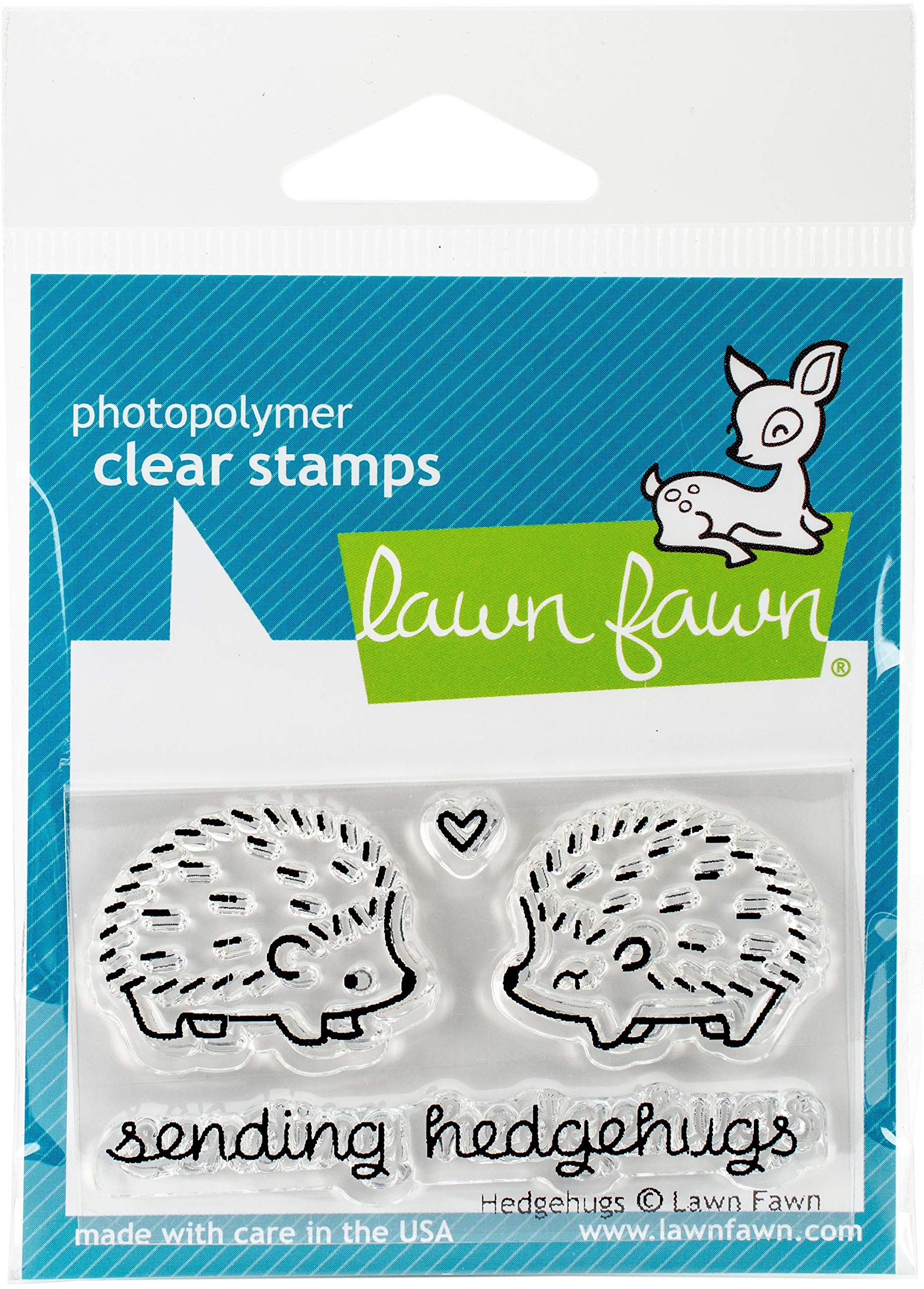 Hedgehugs Clear Stamps by Lawn Fawn (LF729) - Perfect for Card Making, Scrapbooking & DIY Paper Crafts
