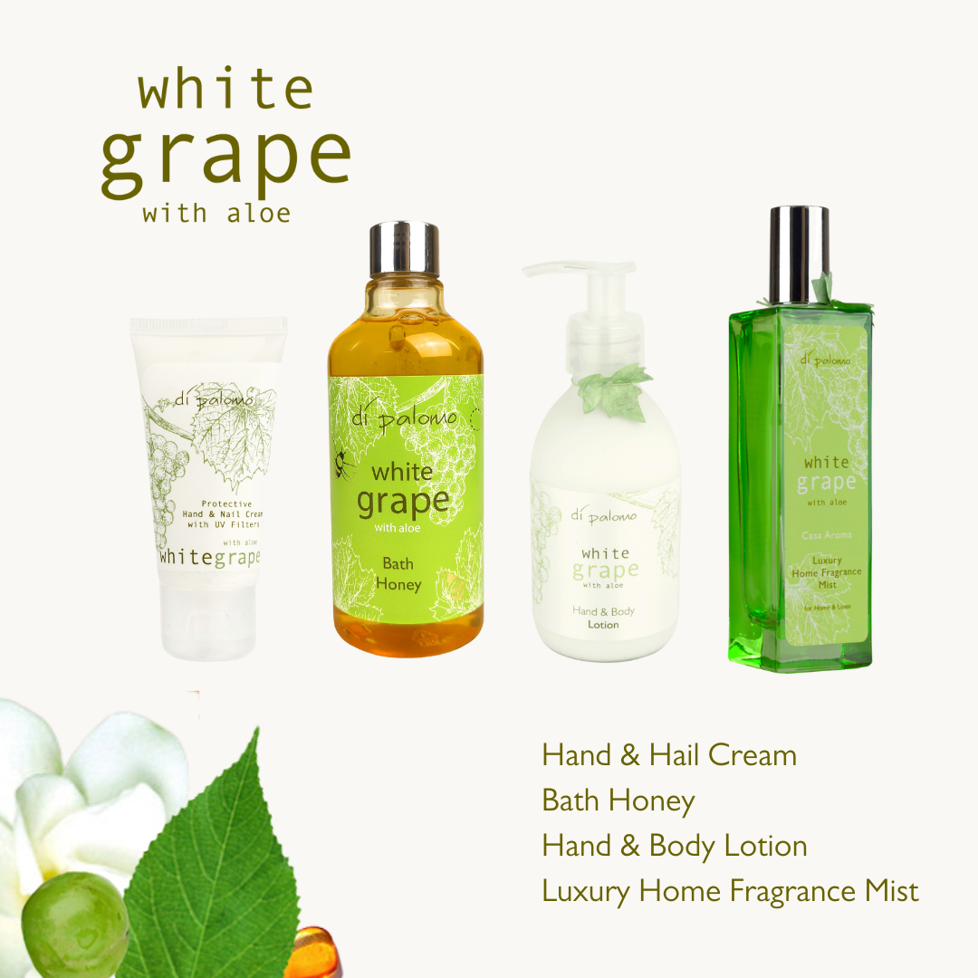 Di Palomo White Grape Body Wash 240ml - Refreshing & Hydrating Shower Gel for Men & Women - Perfect for Daily Use & Spa Days