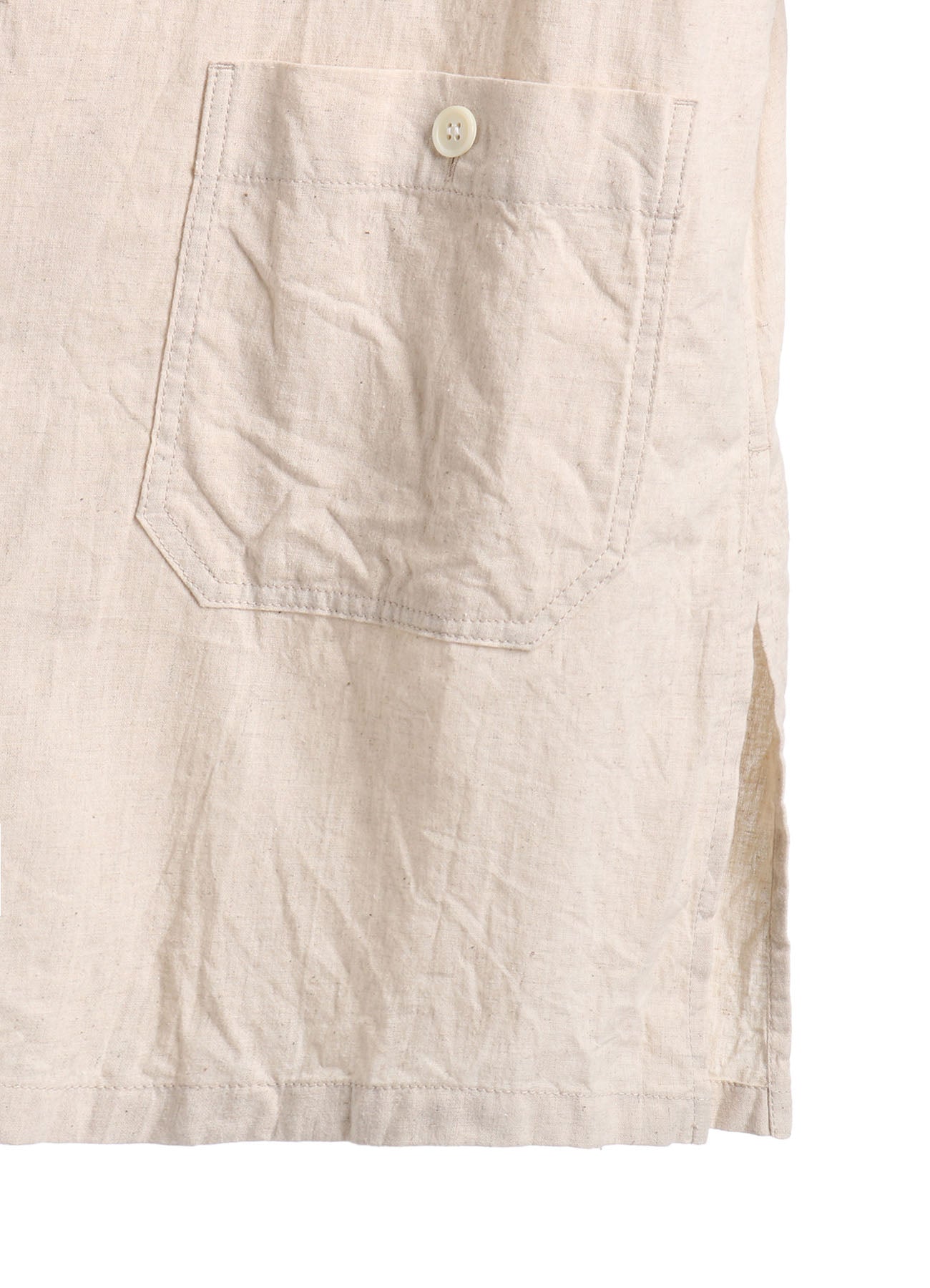 Premium Cotton Linen Poplin Oversized Stand Collar Shirt for Men & Women - Comfortable Casual Wear for Office, Travel, and Everyday Outfits