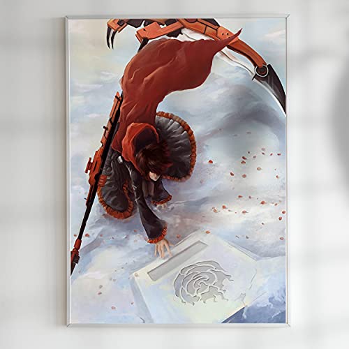 Ruby Rose RWBY Poster - High Quality Anime Wall Art, RWBY Merchandise & Manga Gifts for Fans | Perfect for Bedroom, Game Room & Anime Collection Decor