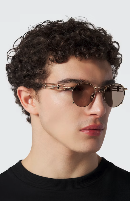 JEAN PAUL GAULTIER The Rose Gold 56 0174 Sunglasses - Polarized UV Protection Aviator Style for Women & Men | Perfect for Beach, Driving & Outdoor Fashion