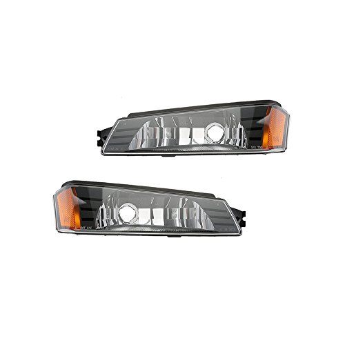 RAREELECTRICAL New Pair of LED Turn Signal Lights Compatible with Chevrolet Avalanche 2500 15077337 GM2521184 GM2520184 15077336 - Perfect for Off-Roading & Night Driving Safety