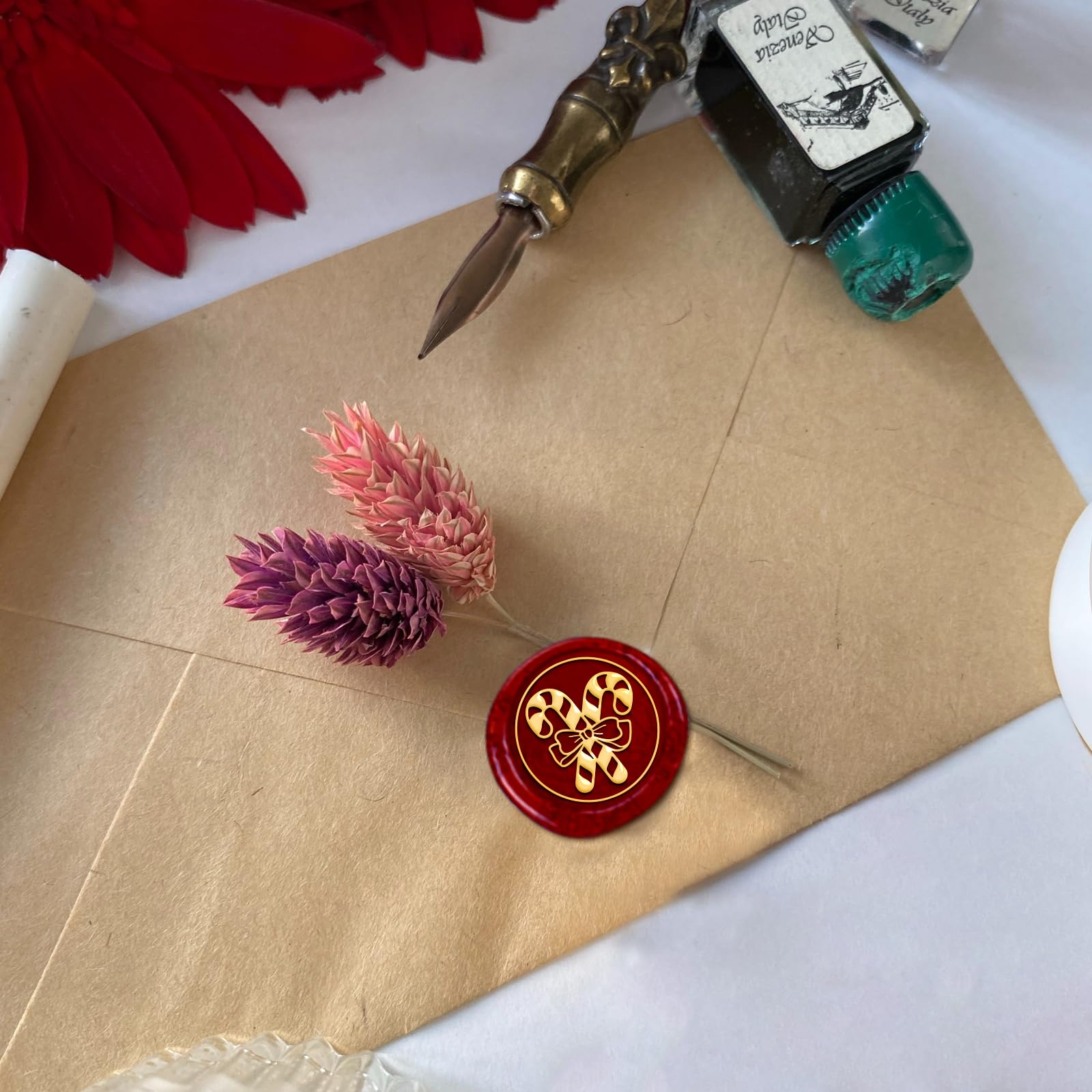 Christmas Candy Wax Stamp - 1