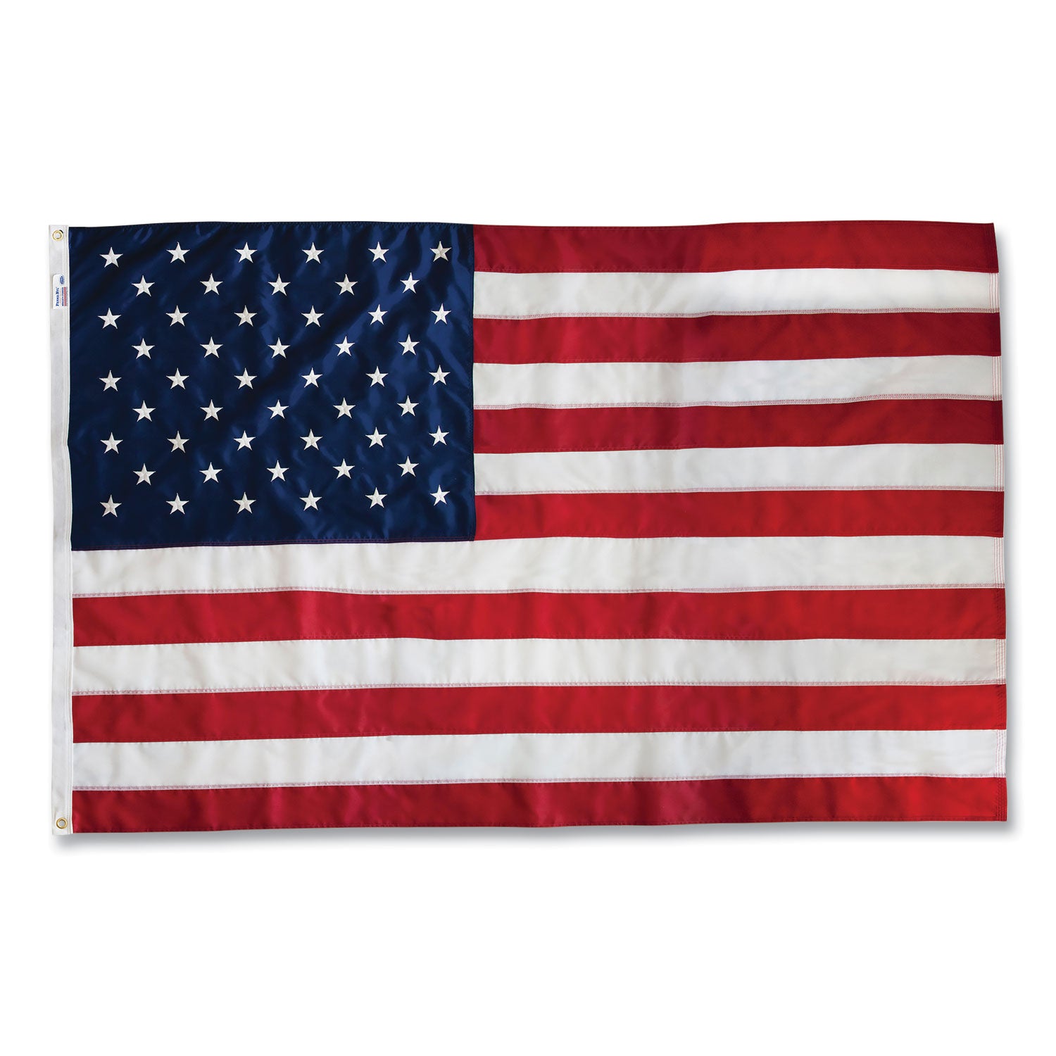 Advantus Heavyweight Nylon All-Weather American Flag 72x48 Inch - Durable Outdoor US Flag for Patio, Garden & Commercial Use