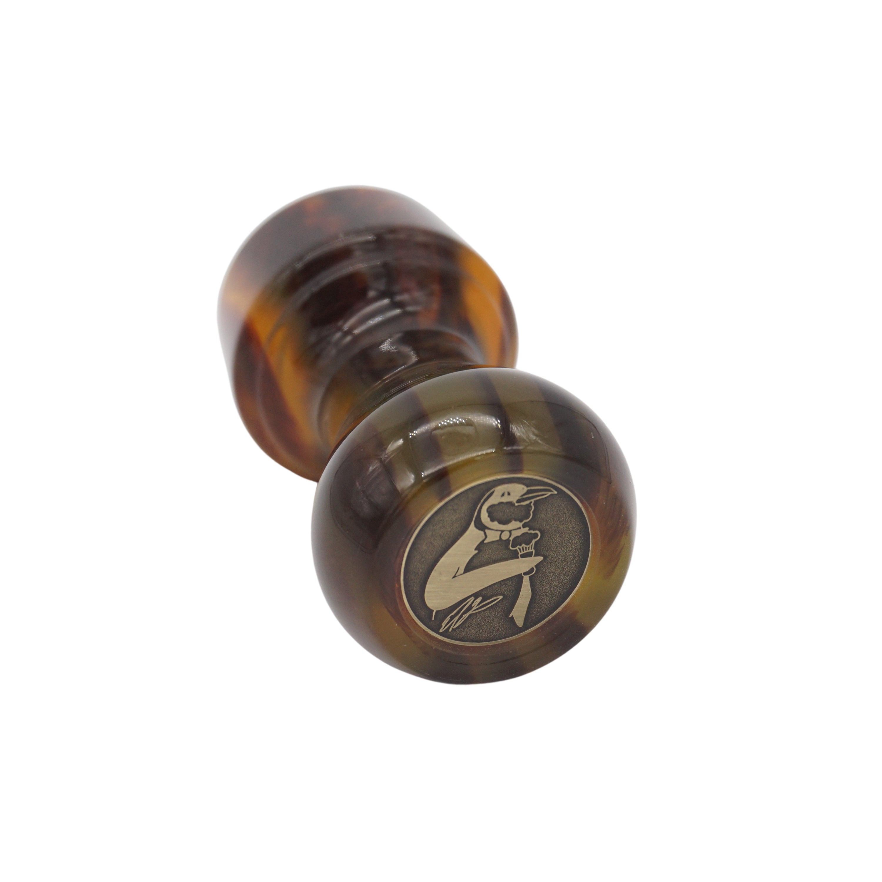 Premium Tortoise Handcrafted Shaving Brush Handle for Wet Shaving - Fits 20mm & 22mm Knots - Perfect for Traditional Shaving & Grooming Gifts