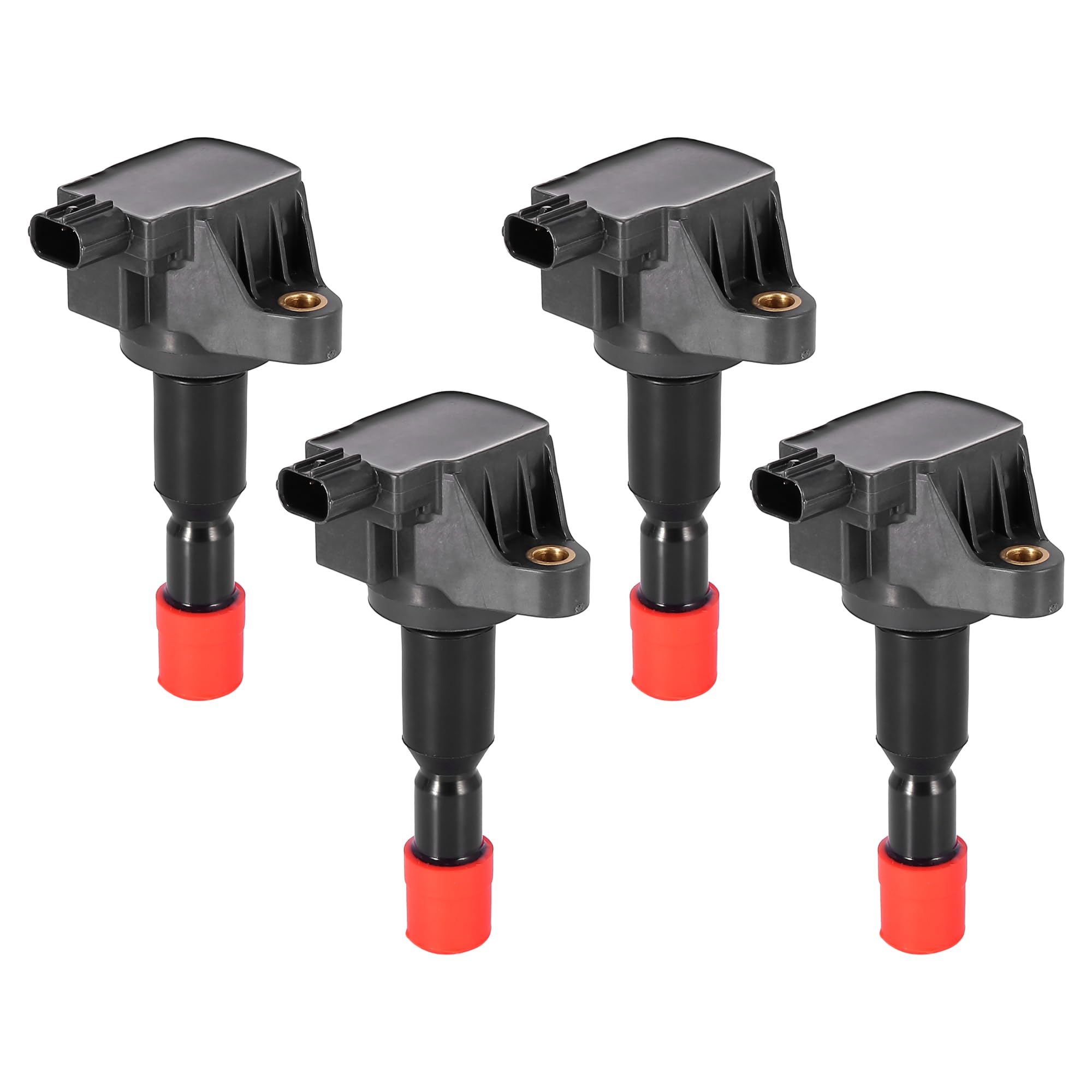 X AUTOHAUX 4-Piece Car Ignition Coil Set - Compatible with Honda Fit 2007-2008 Models (CM11-110) | Engine Performance Replacement Parts for Smooth Acceleration & Fuel Efficiency