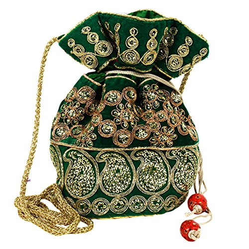 Stylish Purpledip Potli Bags - Elegant Drawstring Purse for Women | Perfect for Weddings, Parties & Festivals | Fashionable Clutch Handbag for Special Occasions