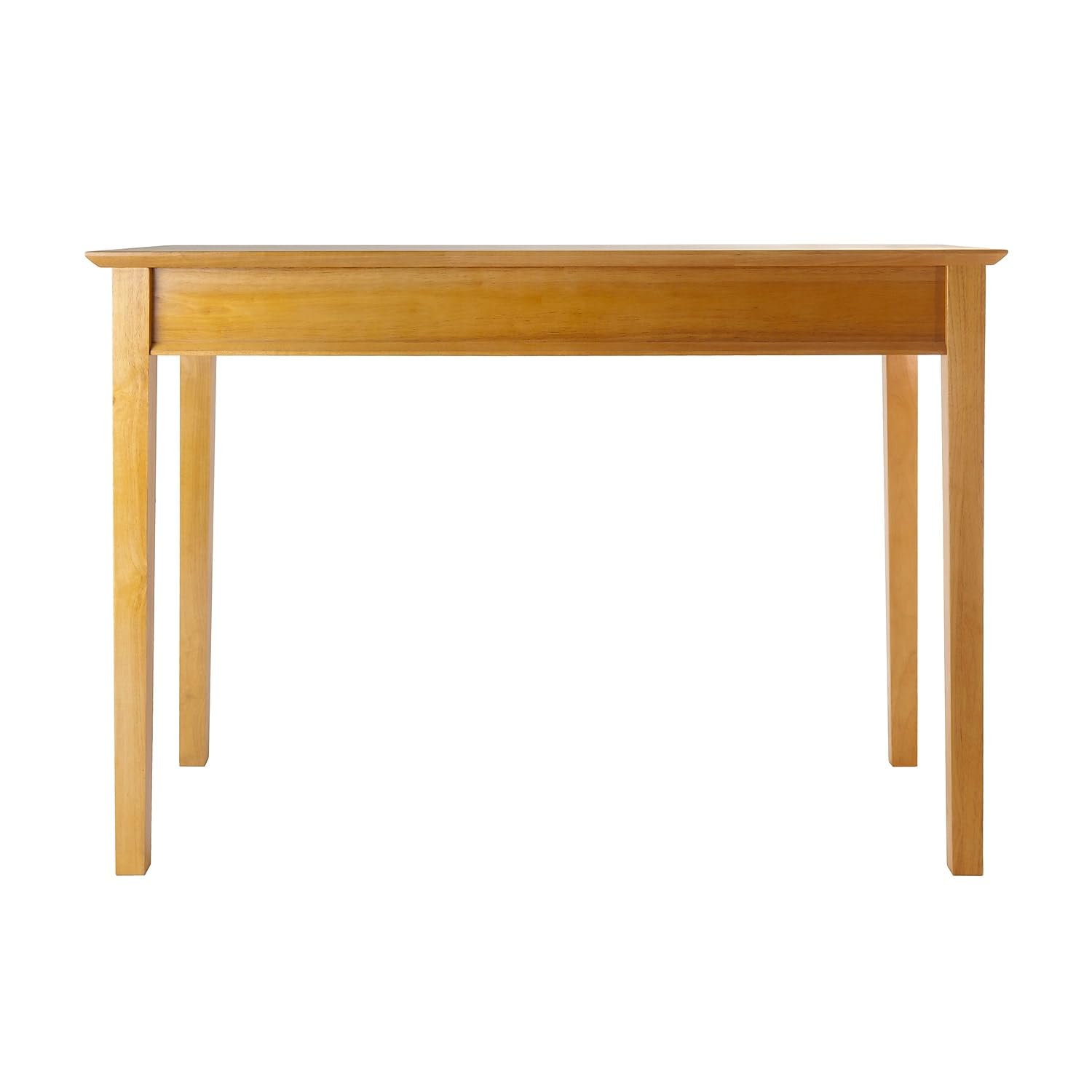 Winsome Wood Studio Home Office Desk in Honey Finish - Perfect for Small Spaces, Remote Work & Study