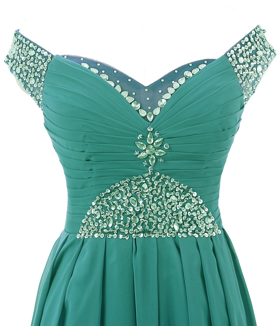 Elegant Women's Cap Sleeve Long Chiffon Formal Prom Dresses - Perfect for Evening Gowns, Homecoming, Bridesmaid & Special Occasions