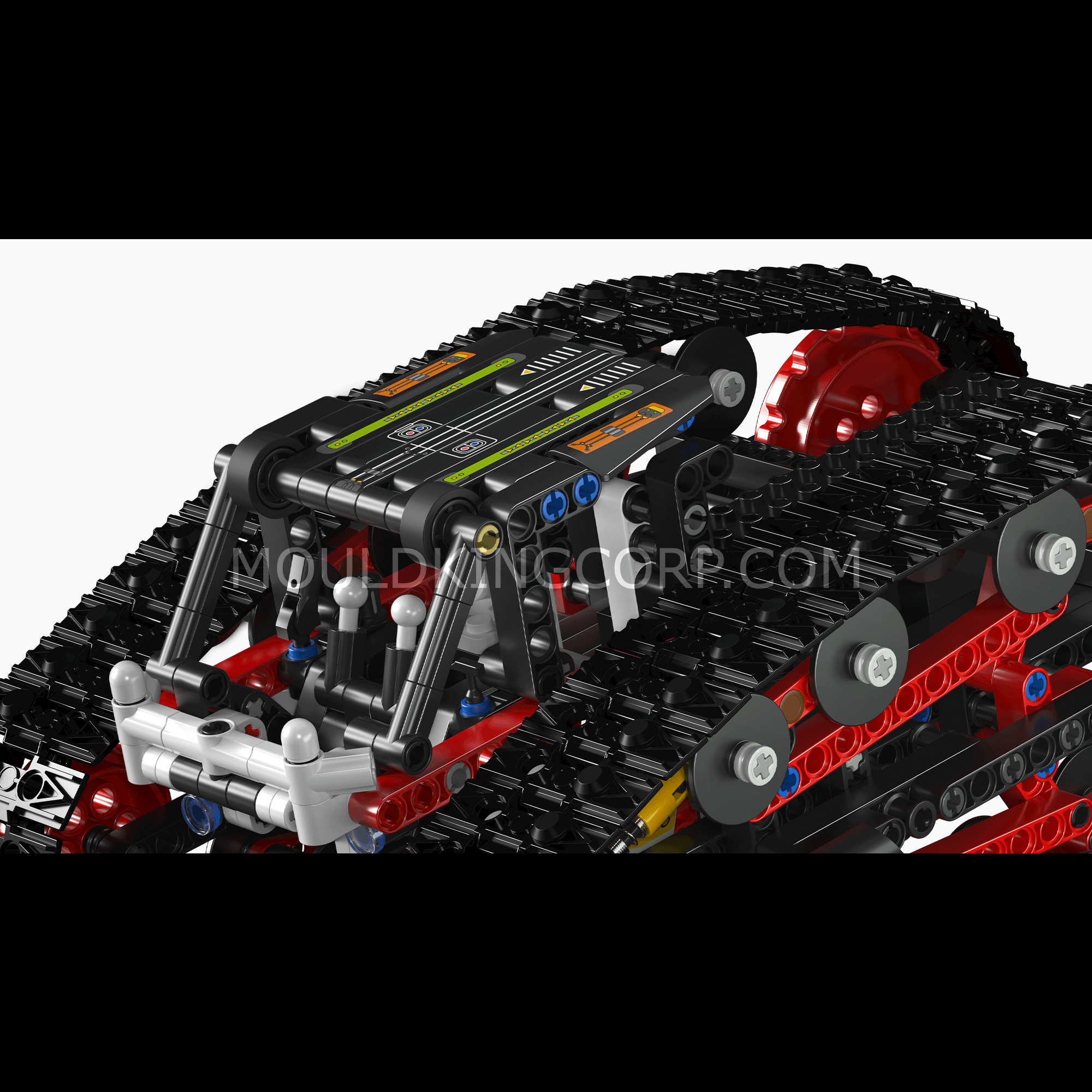 Mould King 13154 Remote Control Tracked Racer Building Kit - 836 PCS STEM Toy for Kids & Adults | Perfect for Indoor Racing, Birthday Gifts & STEM Learning Activities