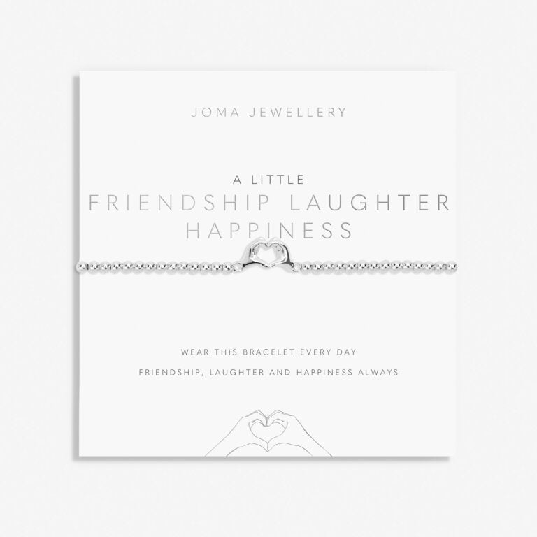 Joma Jewelry Friendship Bracelet for Women - Cute Laughter & Happiness Gift for Best Friend - Perfect for Birthdays, Anniversaries & Everyday Wear