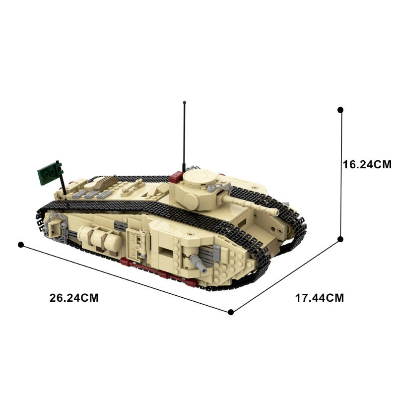 800PCS+ MOC Raiders of The Lost Ark 3 Tank Building Blocks Set - Compatible with LEGO - Creative DIY Model Kit for Movie Fans & Collectors - Perfect for Display, Gifts & Playtime Adventures