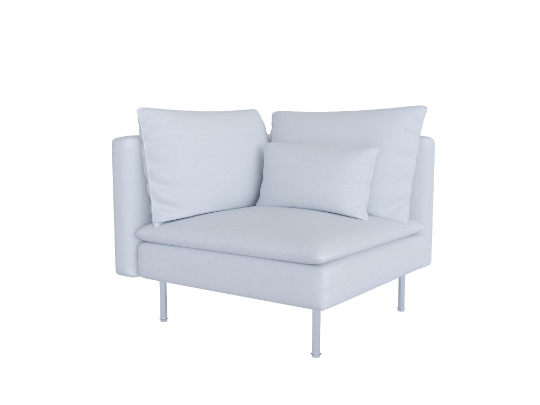 Soderhamn Corner Section Sofa Cover - Durable & Stylish Slipcover for IKEA Furniture - Perfect for Living Room, Office, or Dorm Decor