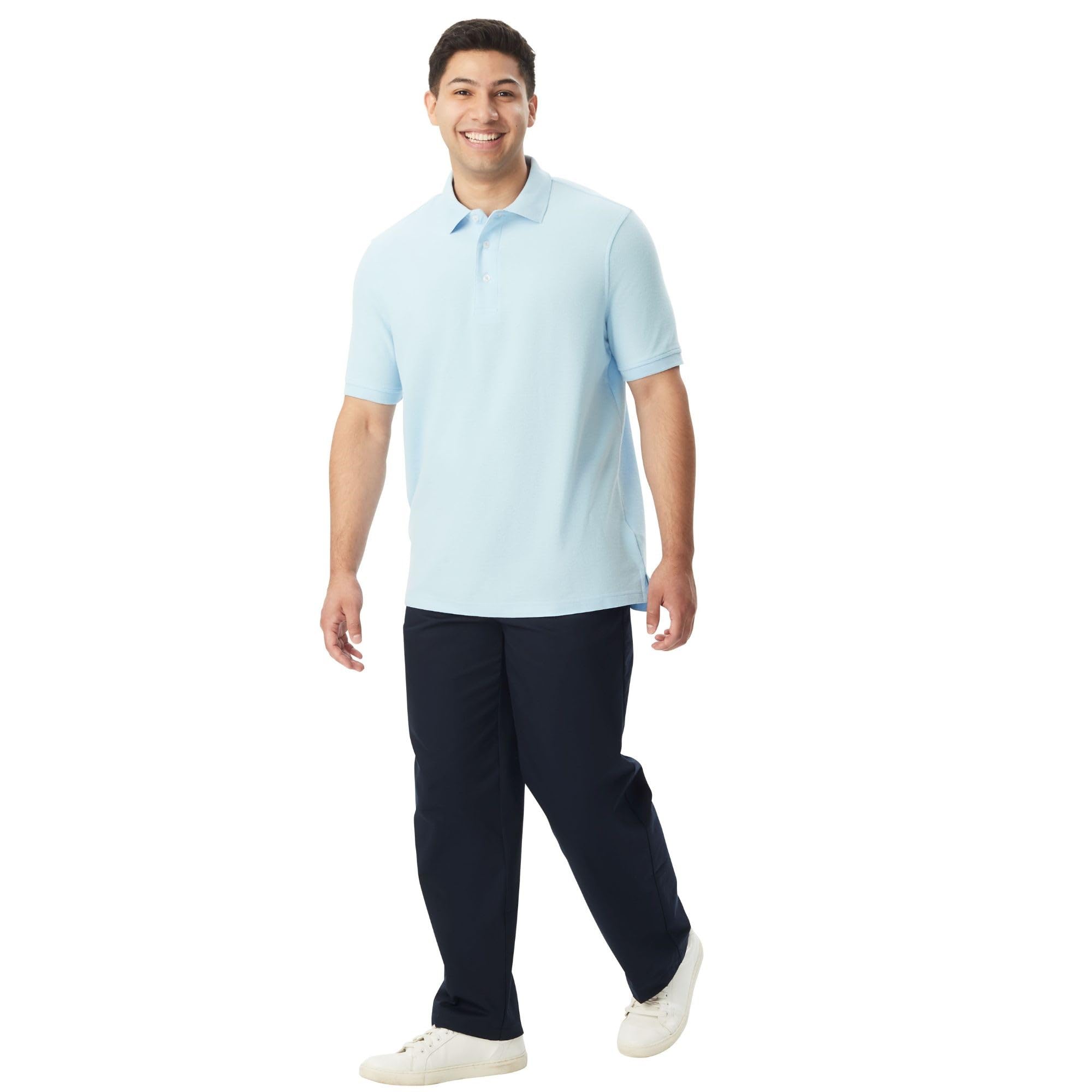 French Toast Men's Short Sleeve Pique Polo Shirt - Comfortable & Stylish Casual Wear for Golf, Work & Everyday Outfits