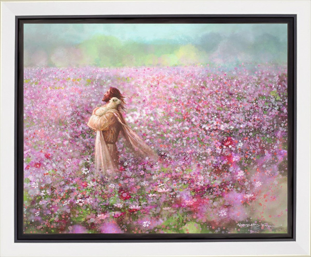 Calming Embrace Gallery Wrap Canvas Art - Soothing Wall Decor for Living Room, Bedroom & Office - Perfect for Home, Meditation Spaces & Gifts