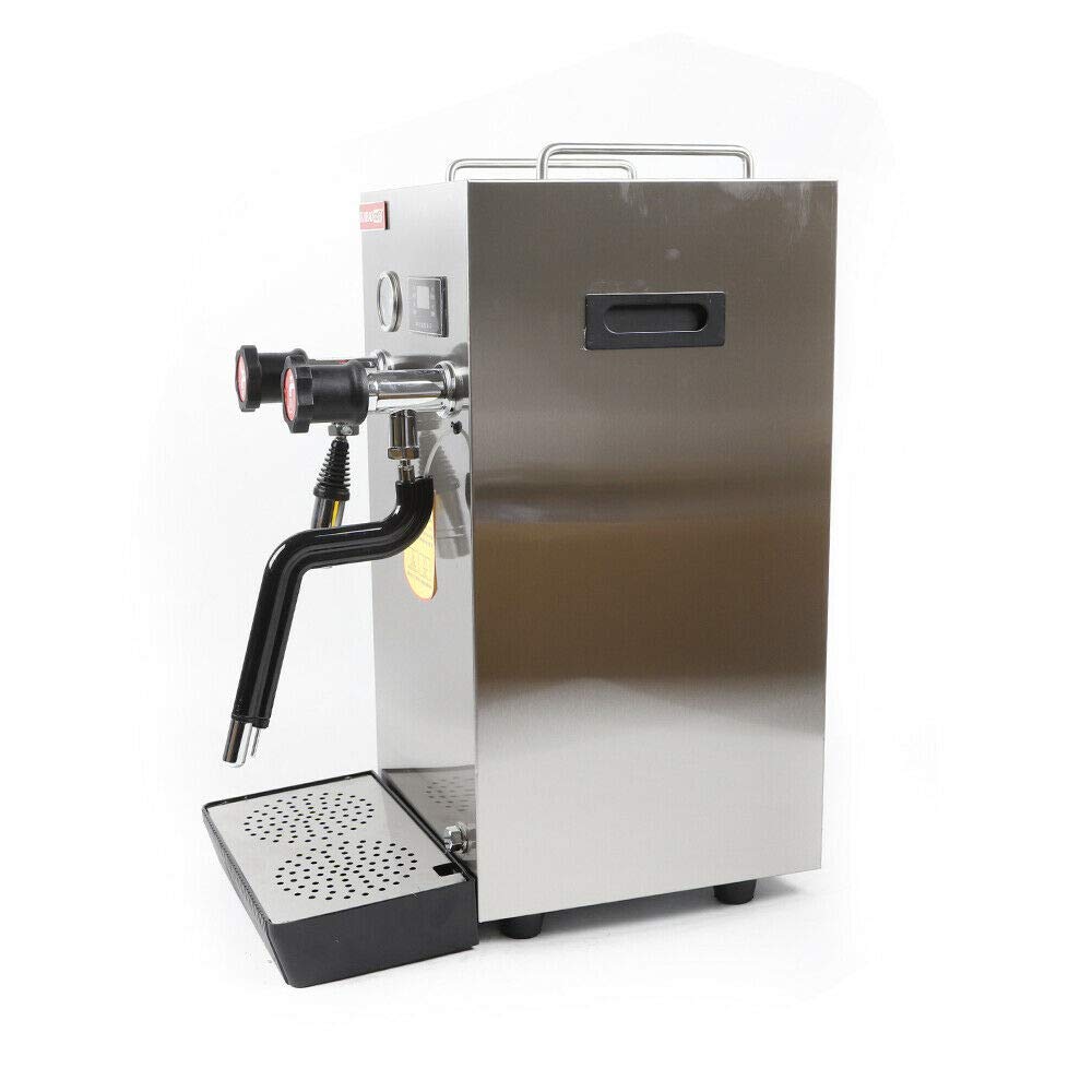 2500W 8L /2.1 Gal Commercial Stainless Steel Milk Frother for Espresso, Coffee, Tea - Perfect for Coffee Shops, Dessert Cafes & Hotels (US Stock) | Fast Milk Frothing & Steaming for Lattes, Cappuccinos & Hot Chocolate