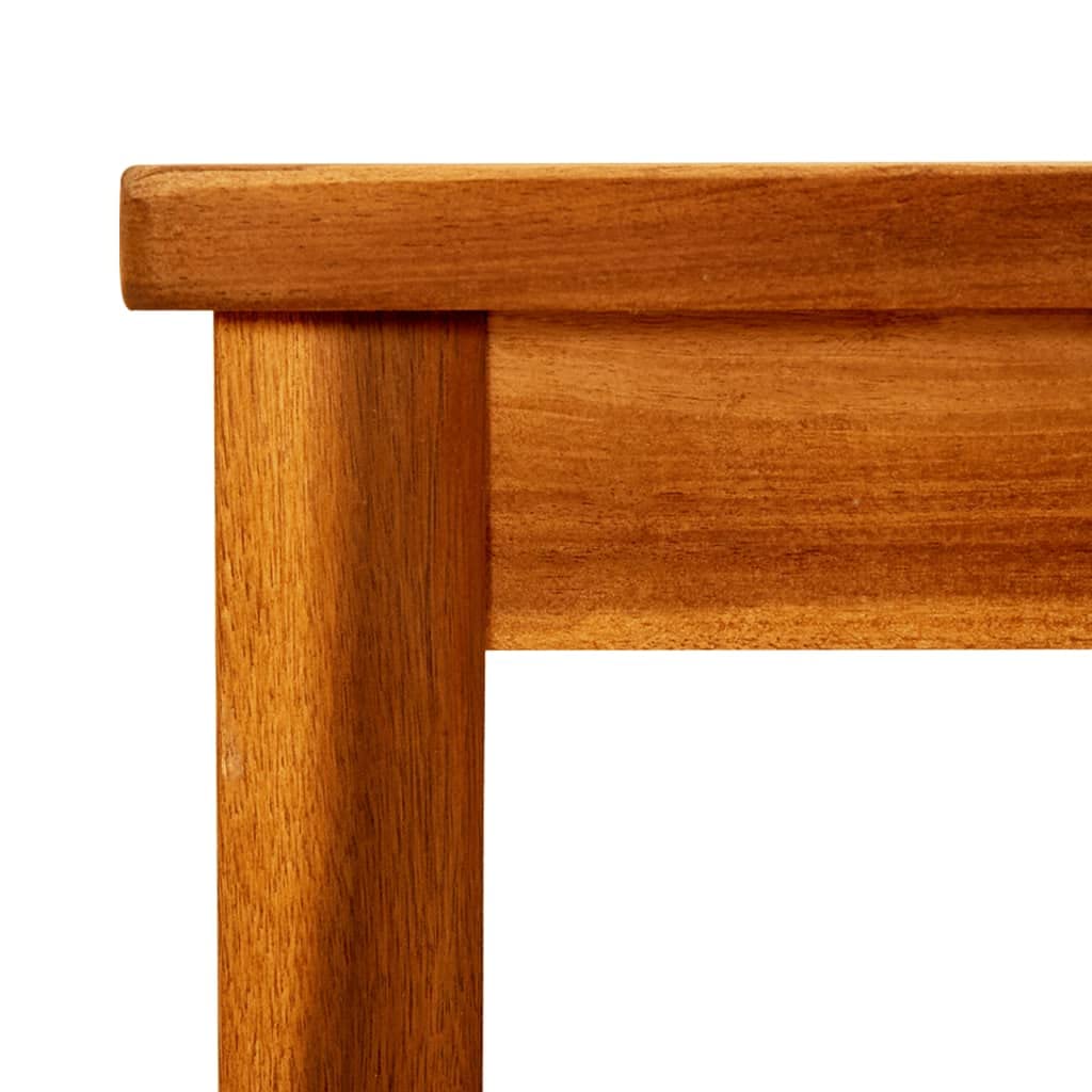 Acacia Wood Bistro Table - 17.7
